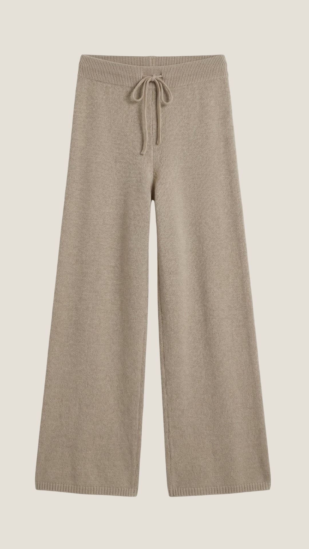 Conjunto de Suéter de Punto y Pantalones Amplios Eleanor