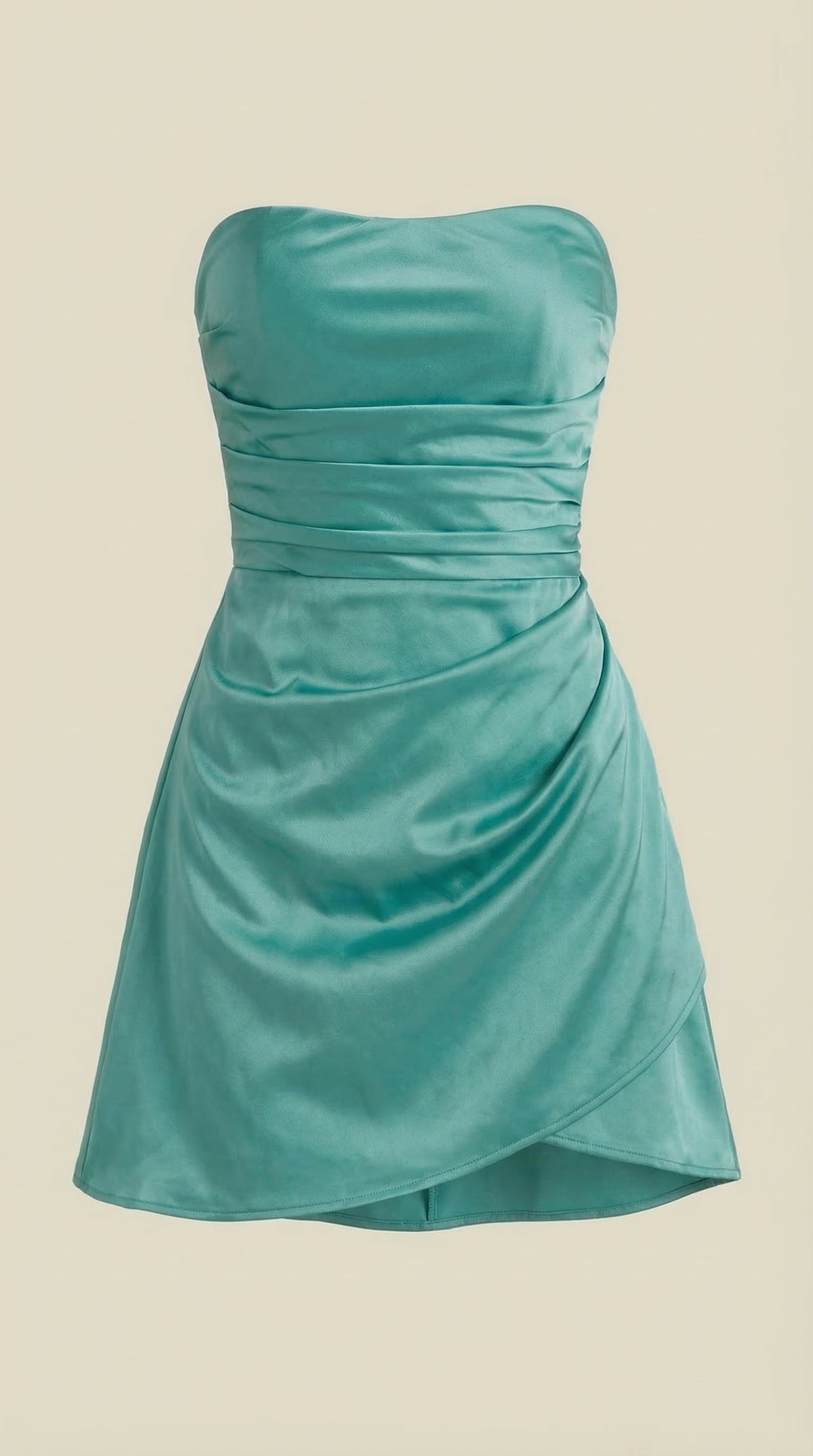 Vestido Corto Sin Tirantes Genevieve