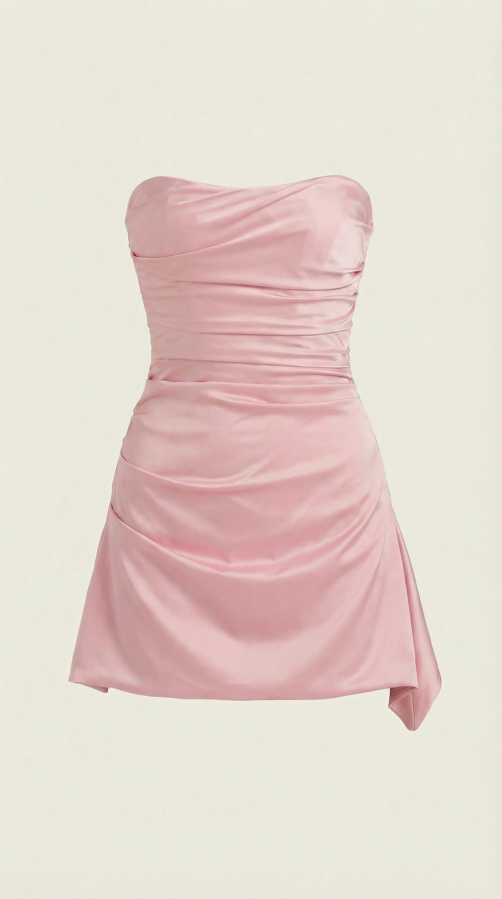 Vestido Corto Sin Tirantes Genevieve