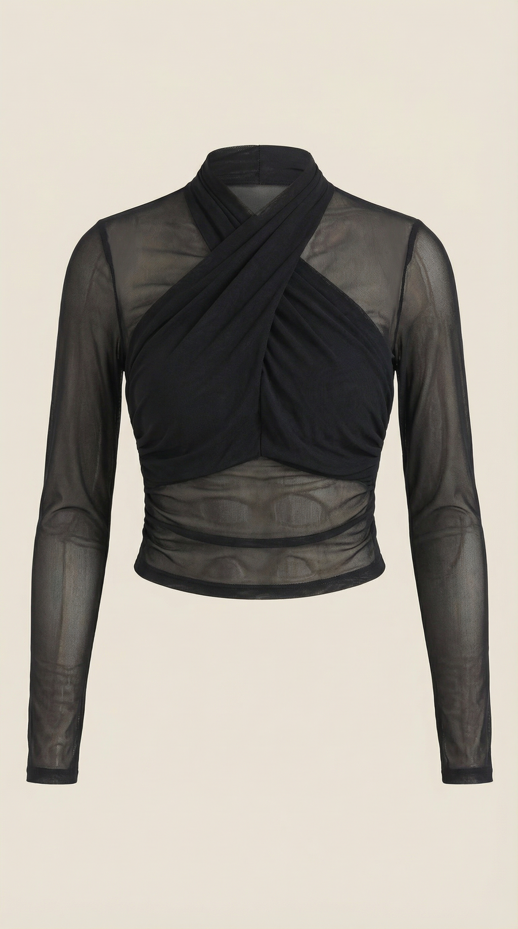 Georgia Transparente Mesh Top