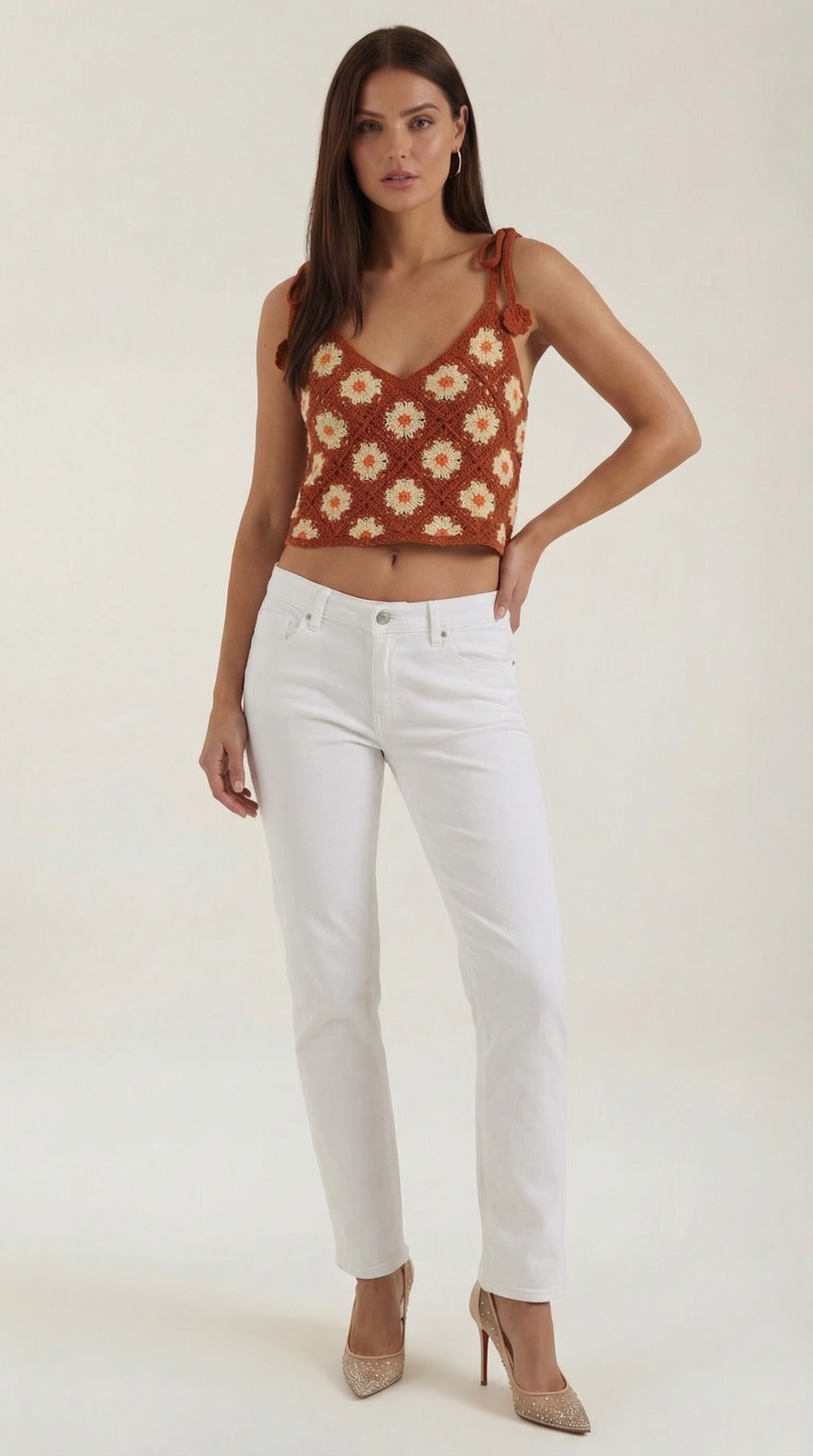 Blusa de Tirantes de Ganchillo Gretchen