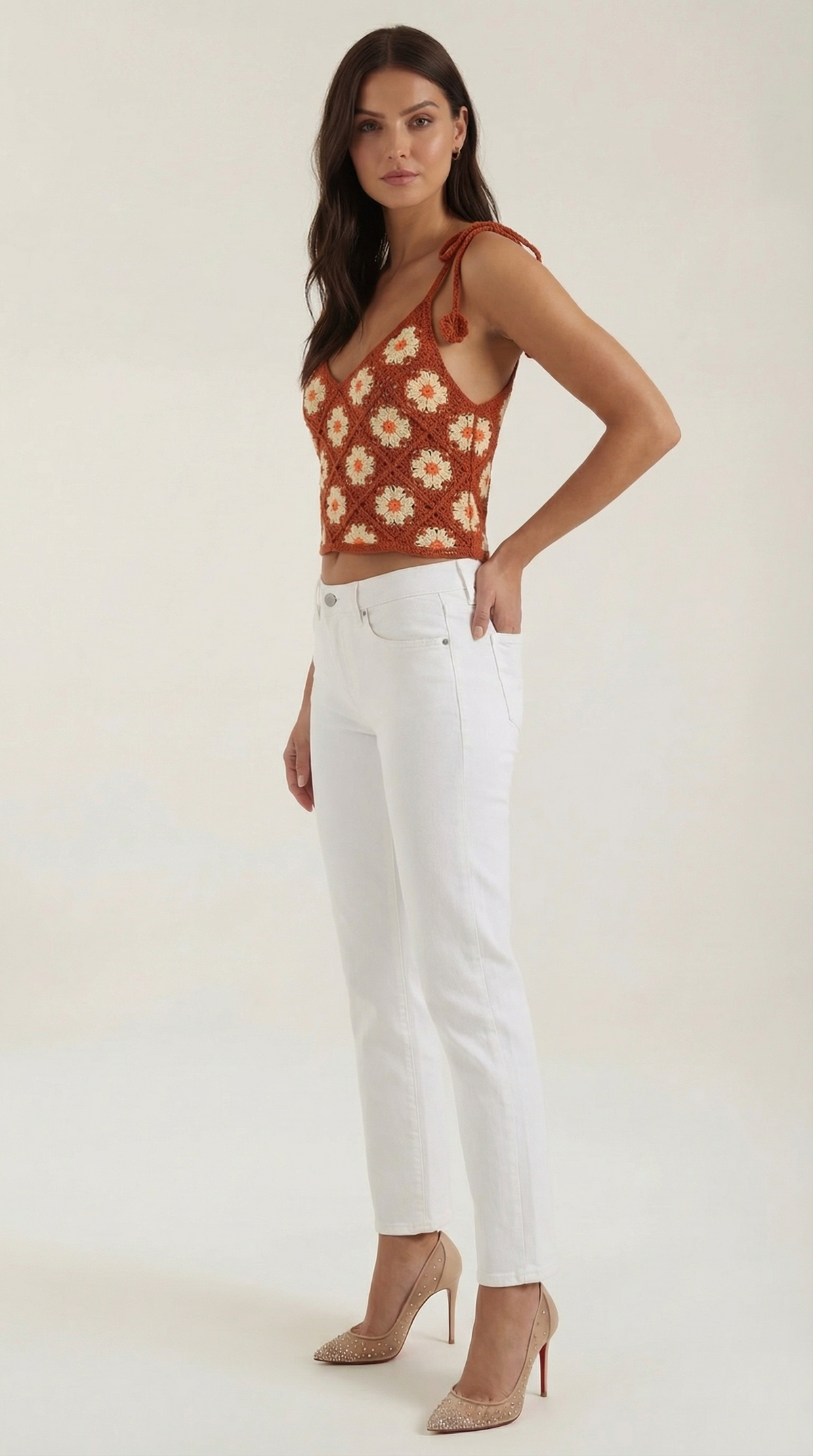 Blusa de Tirantes de Ganchillo Gretchen