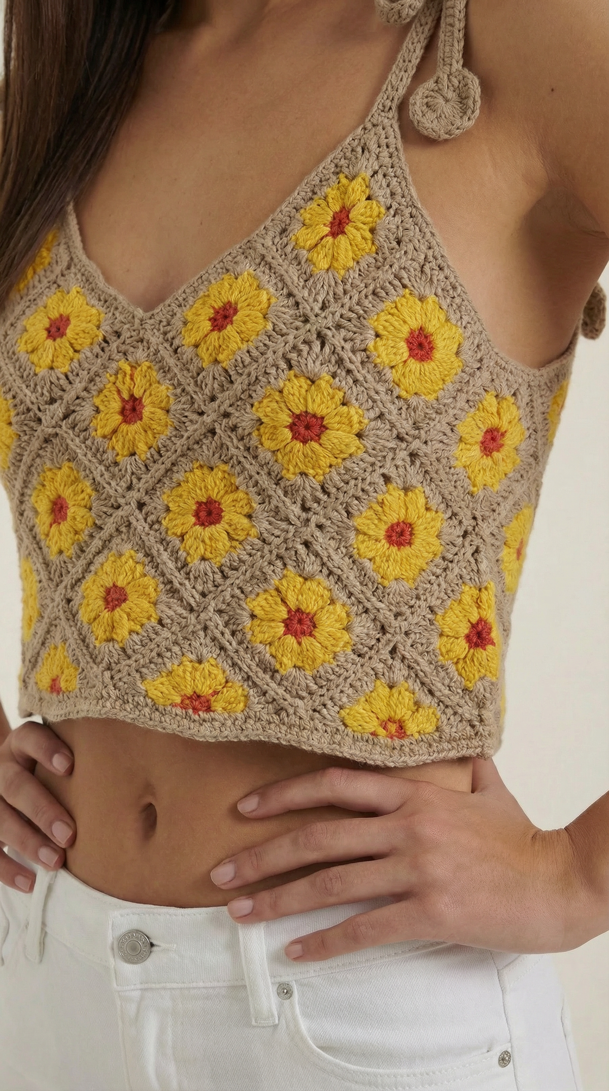 Blusa de Tirantes de Ganchillo Gretchen