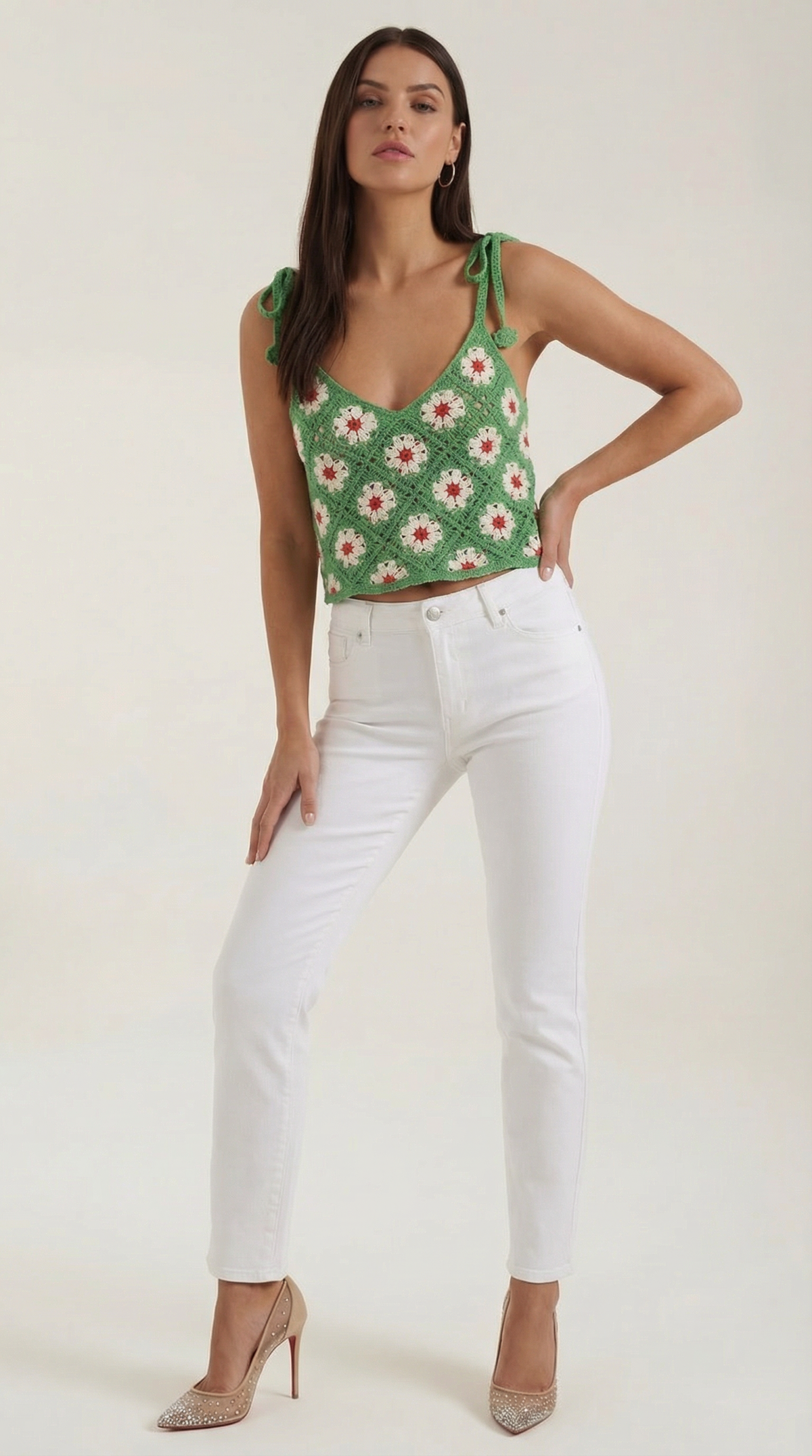 Blusa de Tirantes de Ganchillo Gretchen