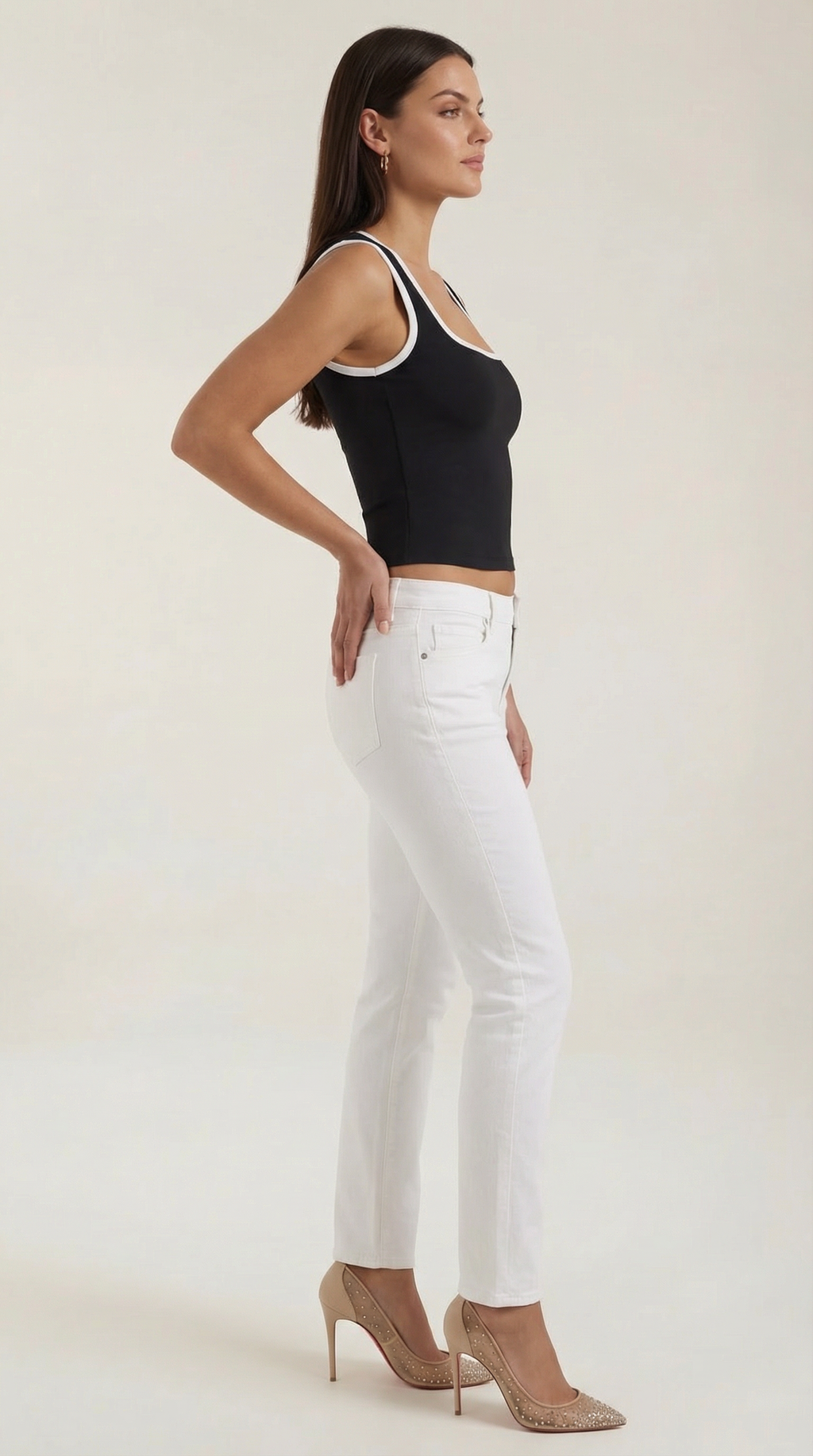 Top Hilary con escote en forma de cuadrado