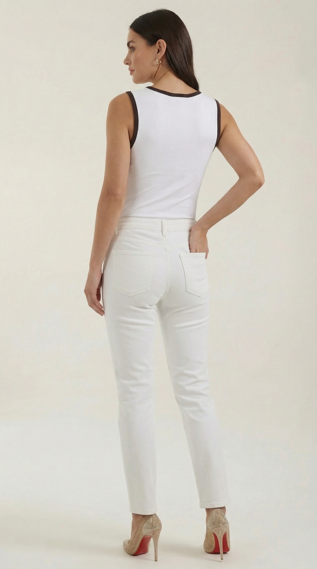 Top Hilary con escote en forma de cuadrado