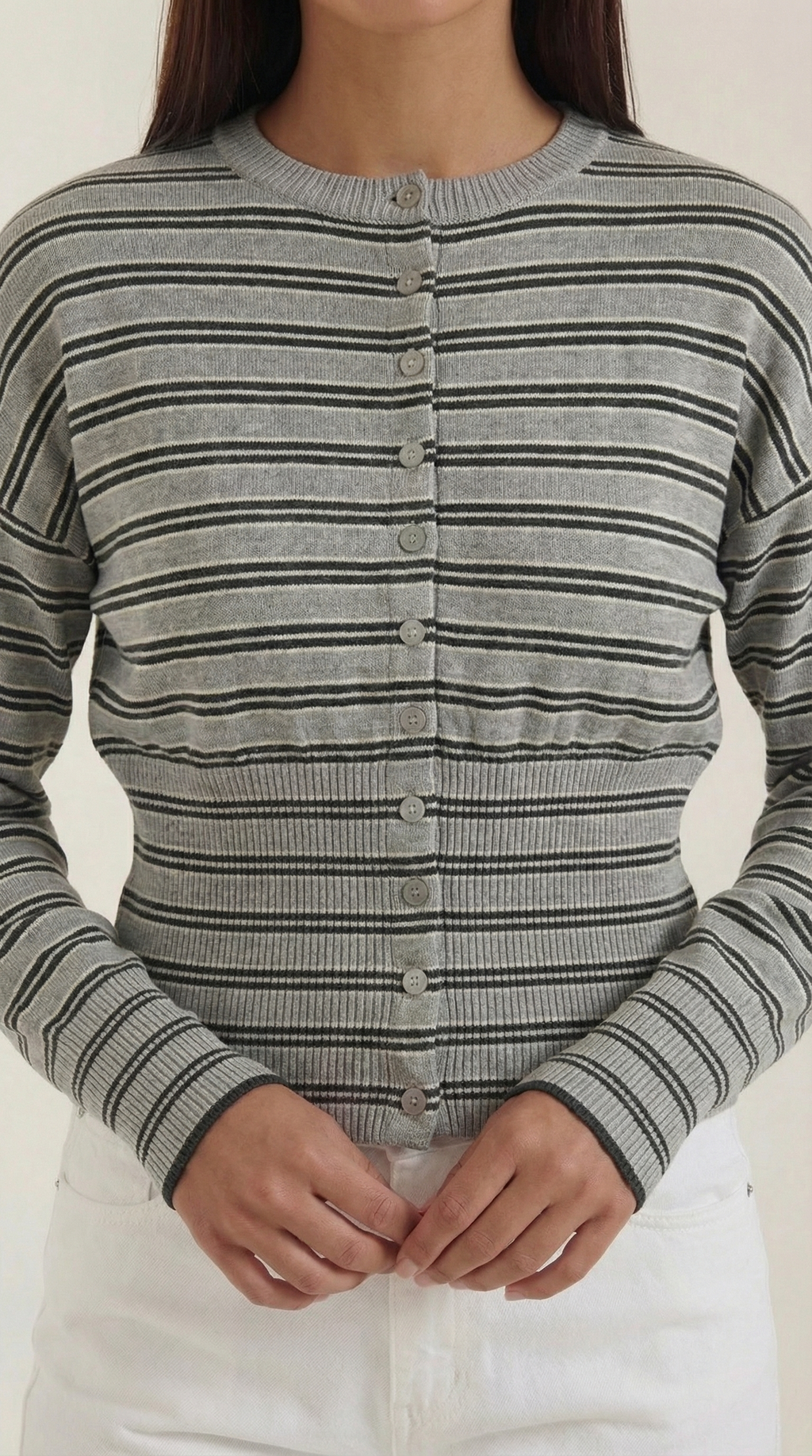 Rayado Cardigan Ida