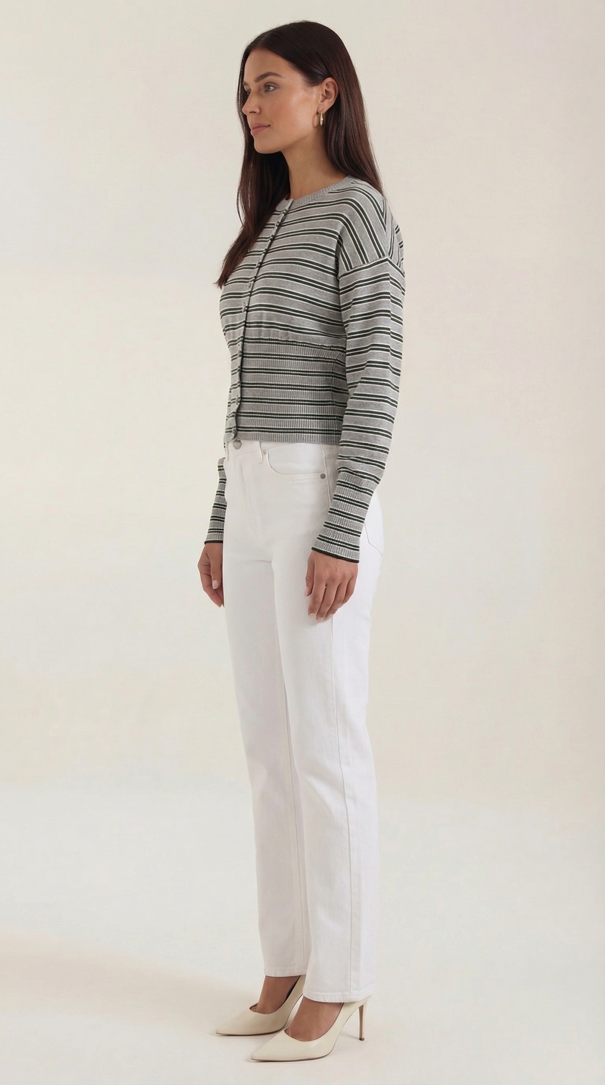 Rayado Cardigan Ida