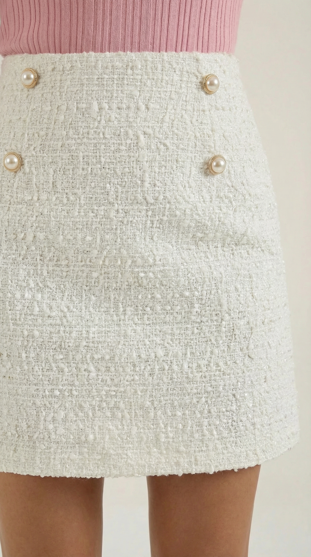 Falda Isla Blanca - Falda elegante para mujer