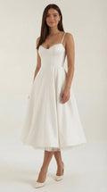 Vestido midi Isolde de tul