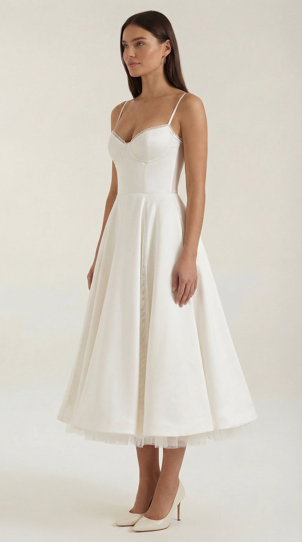 Isolde Tul Midi Dress