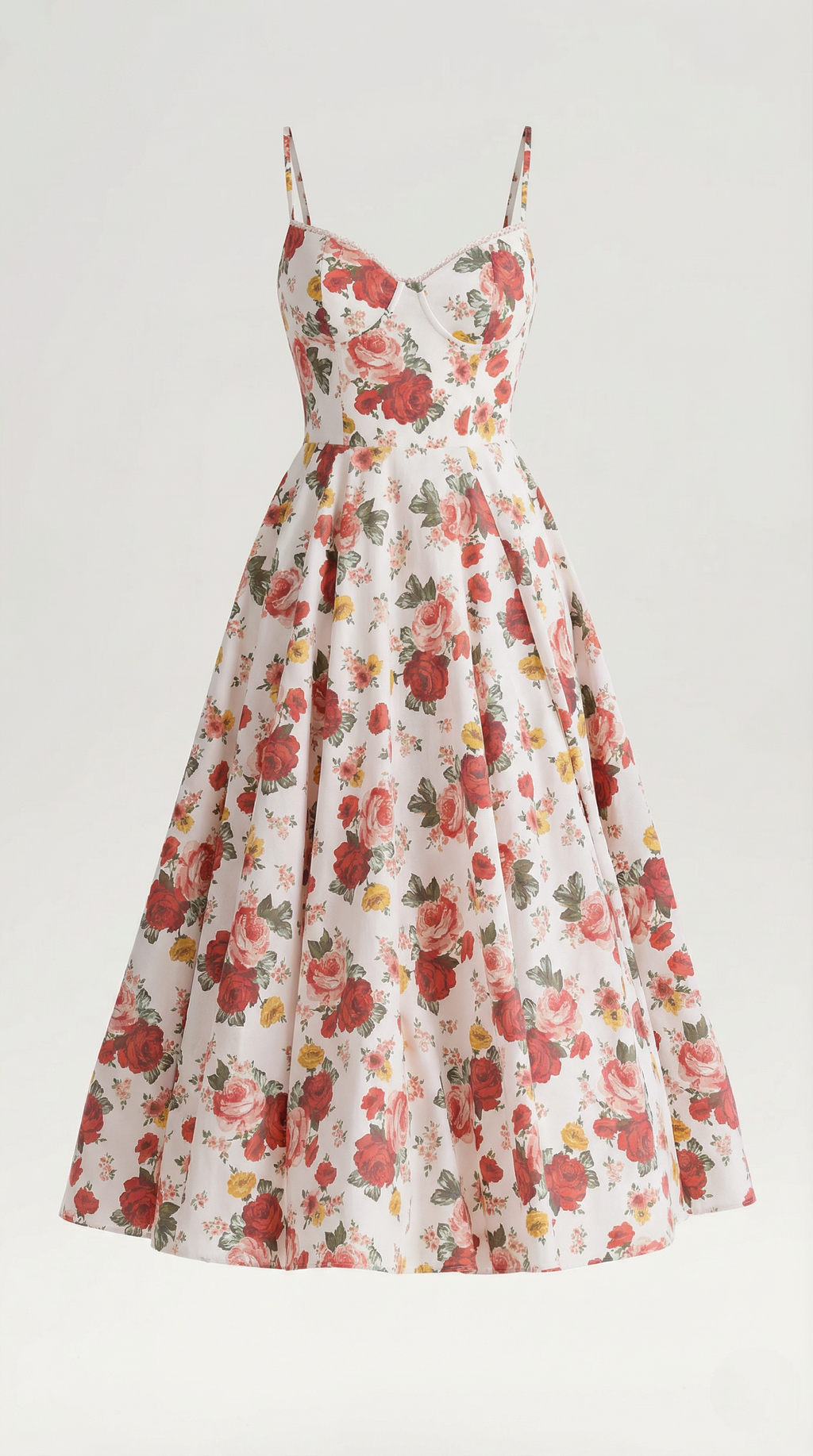 Vestido midi Isolde de tul
