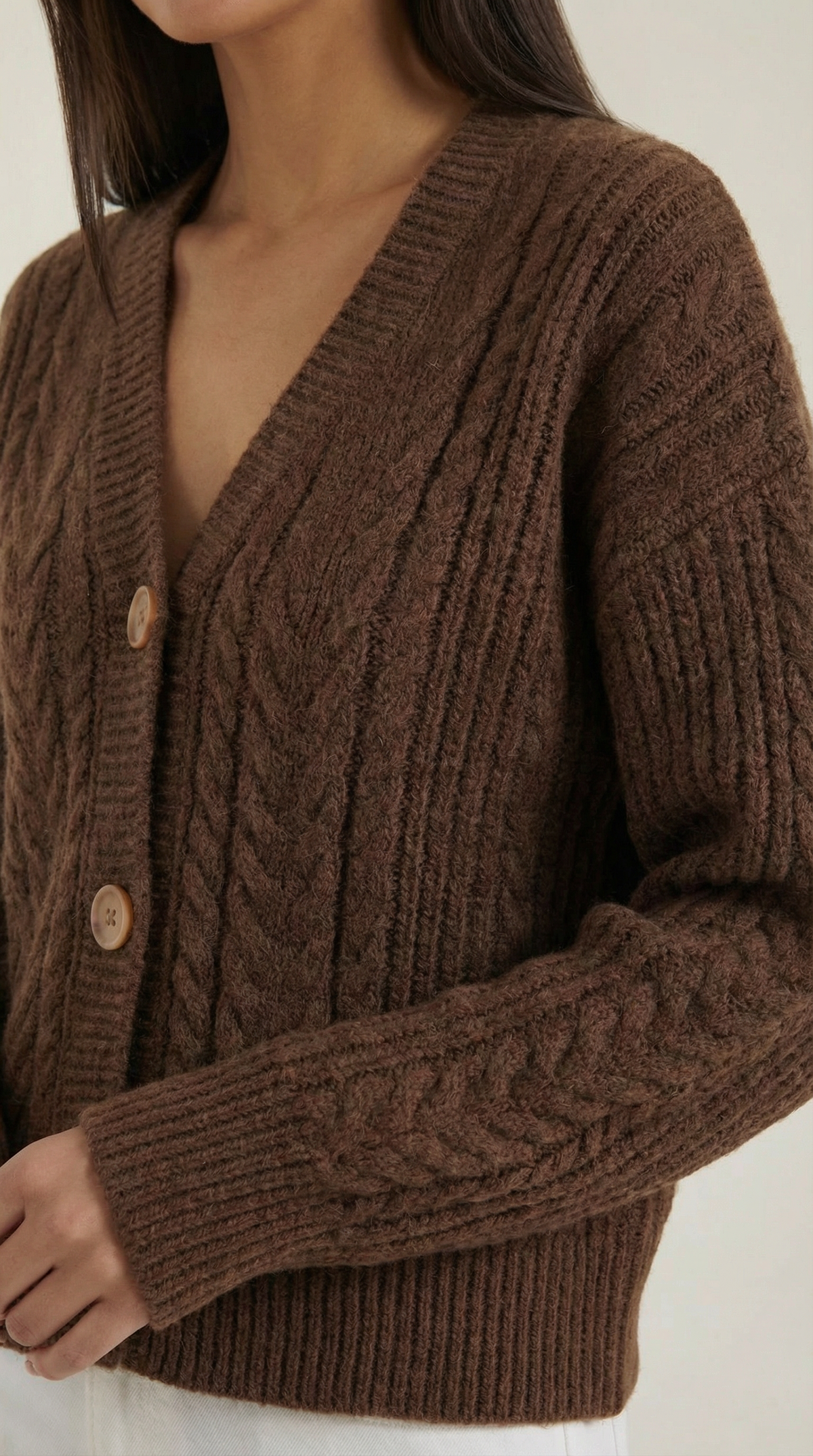 Suéter Oversize 'Janet' con Diseño de Trenzas