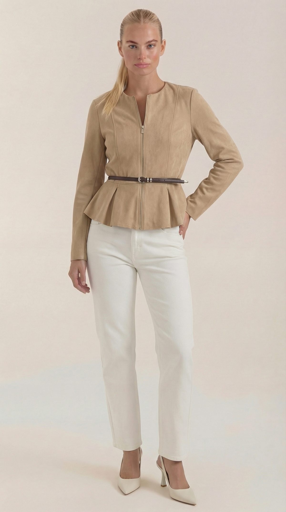 Chaqueta Josie con Detalle Peplum