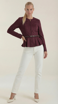 Chaqueta Josie con Detalle Peplum