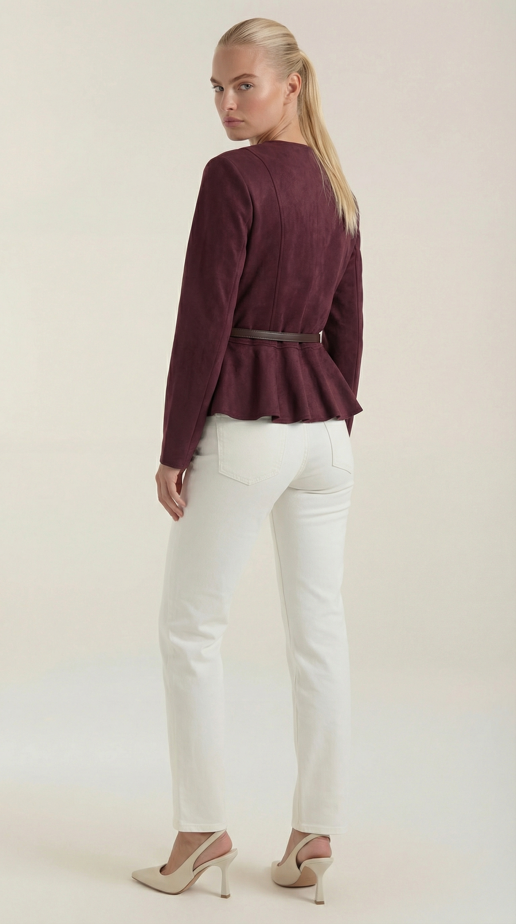 Chaqueta Josie con Detalle Peplum