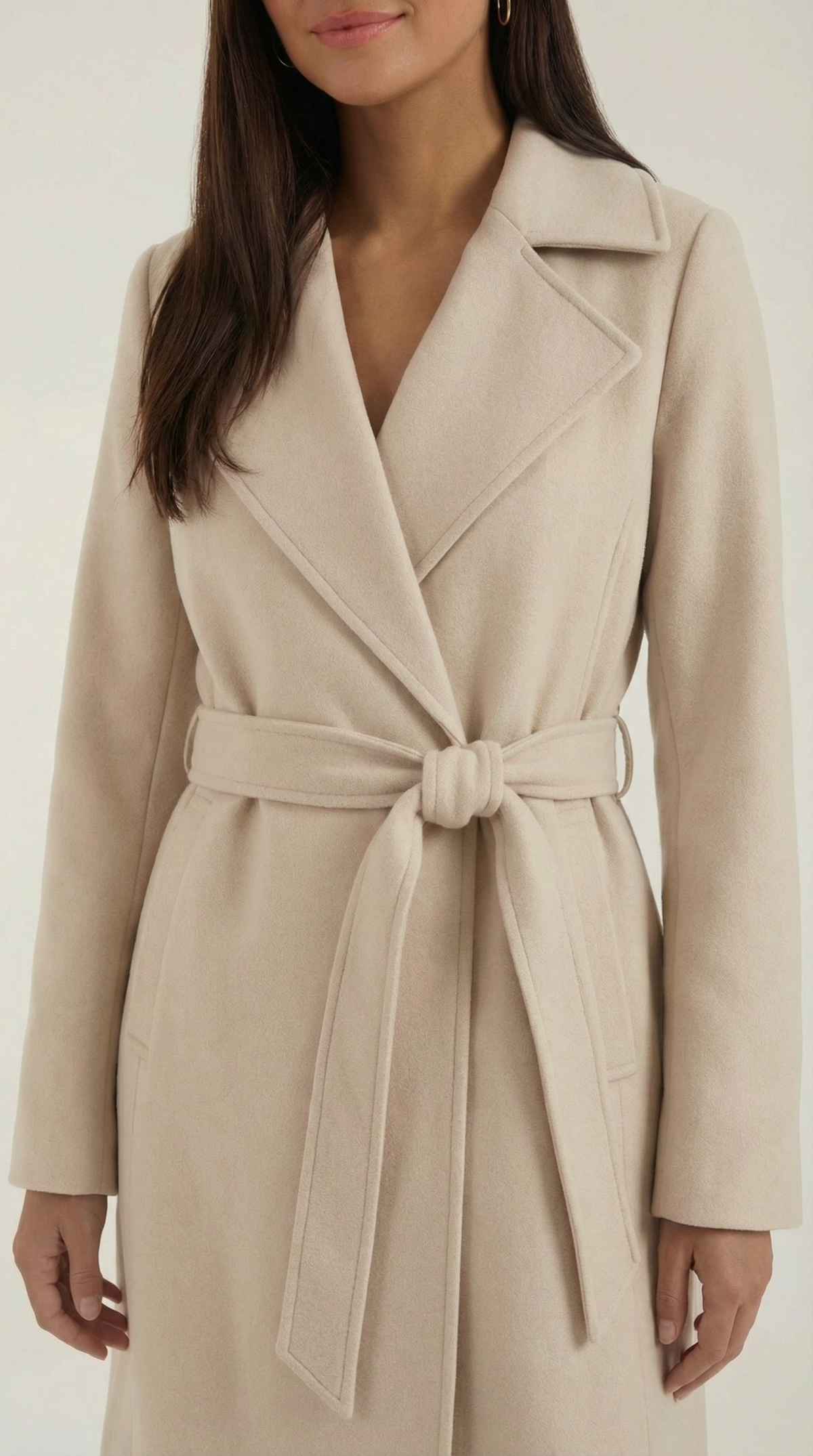 Wool Trench Coat Joyce with Belt