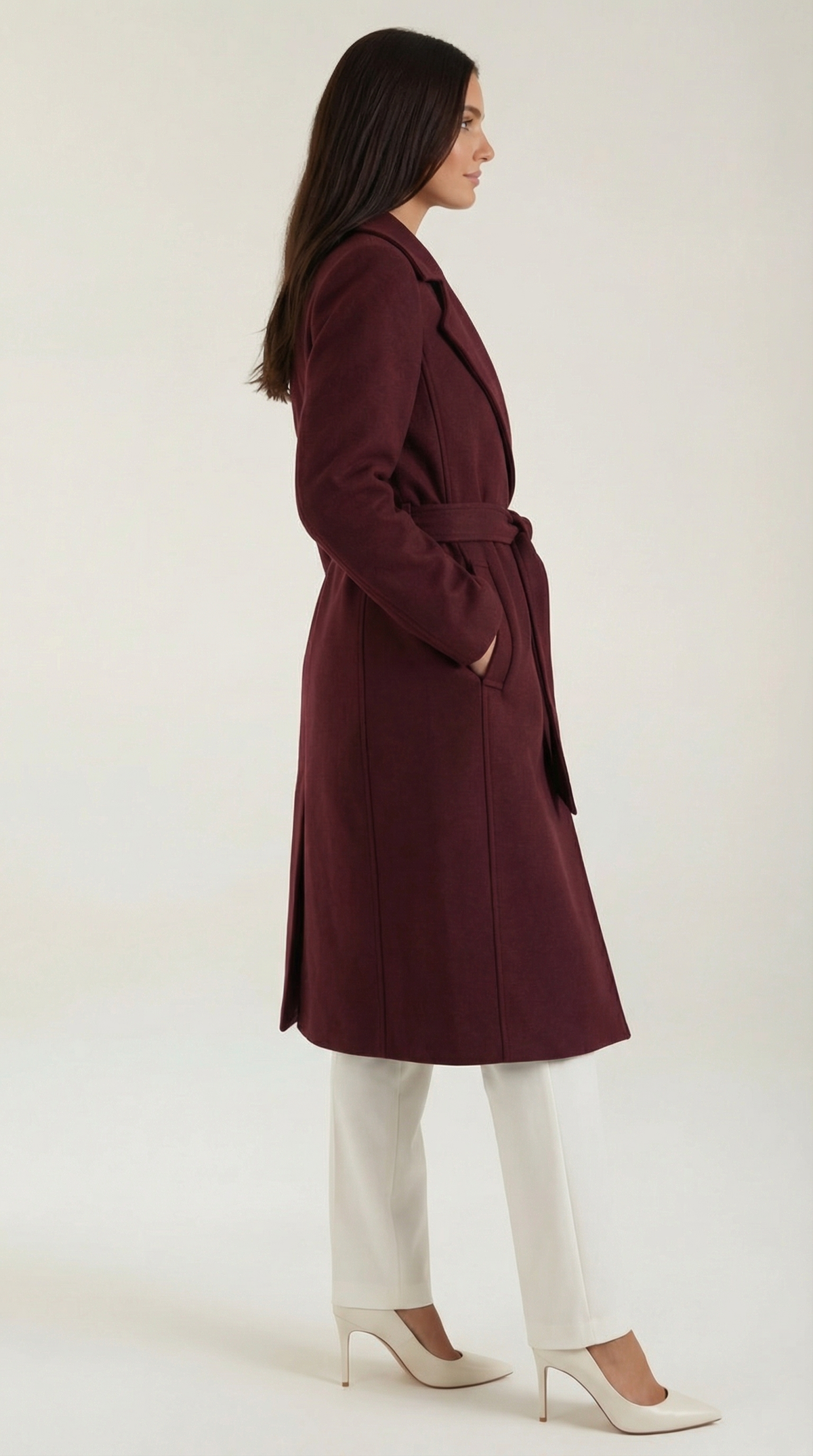 Wool Trench Coat Joyce with Belt