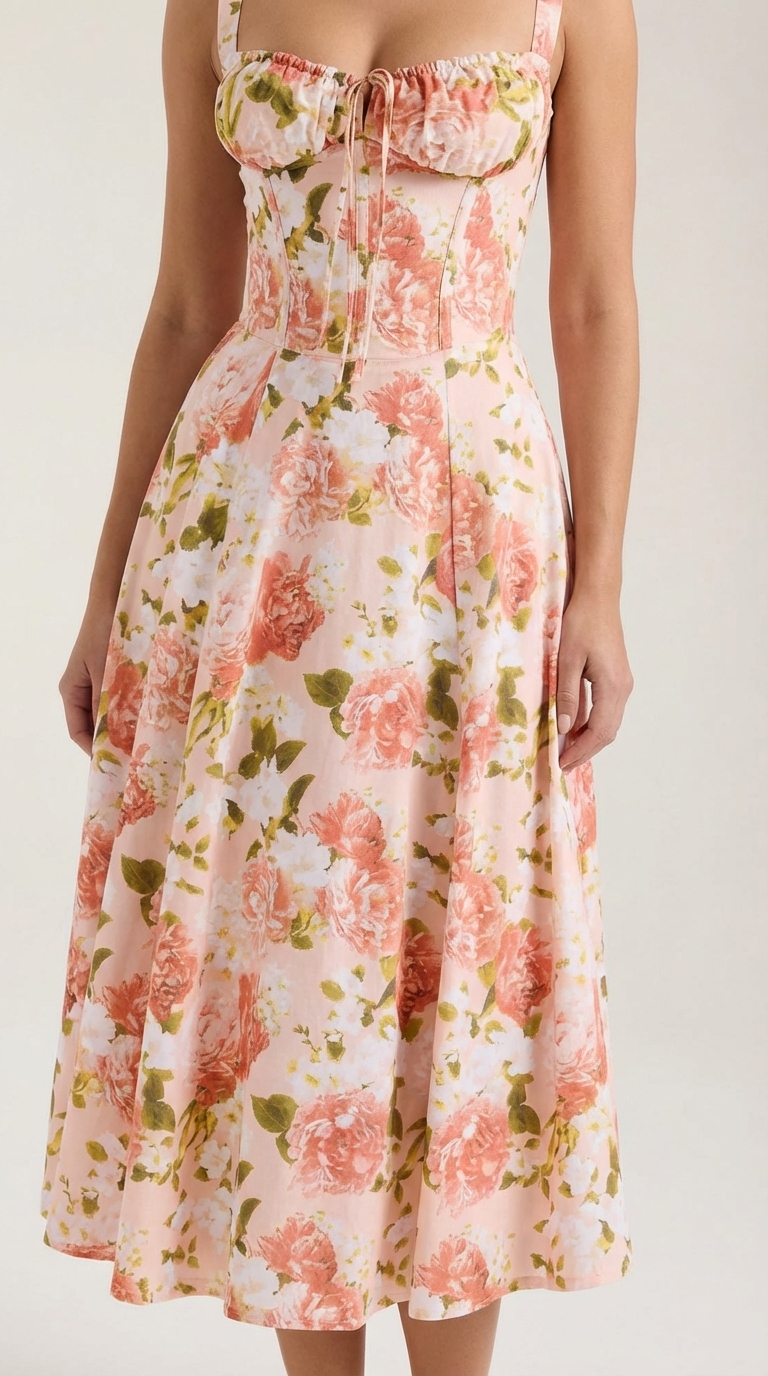 Vestido Midi Julia - Alta Calidad
