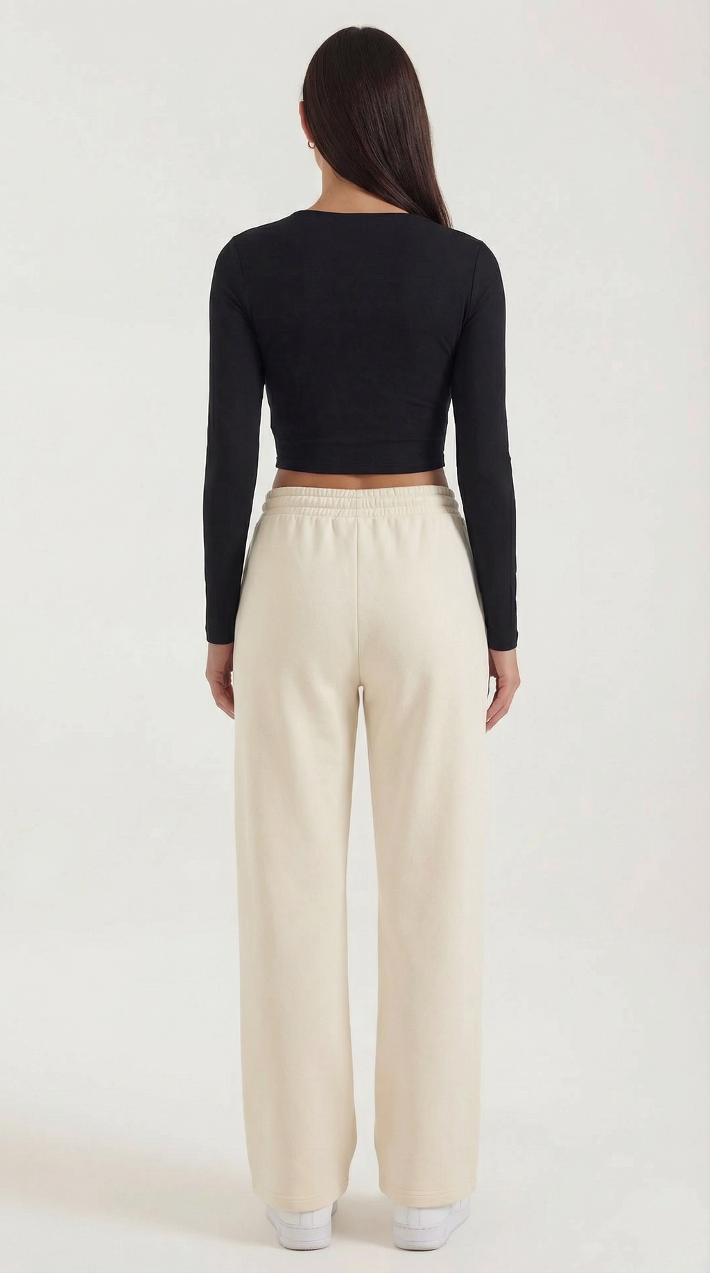 Karen Long Sleeve Crop Top
