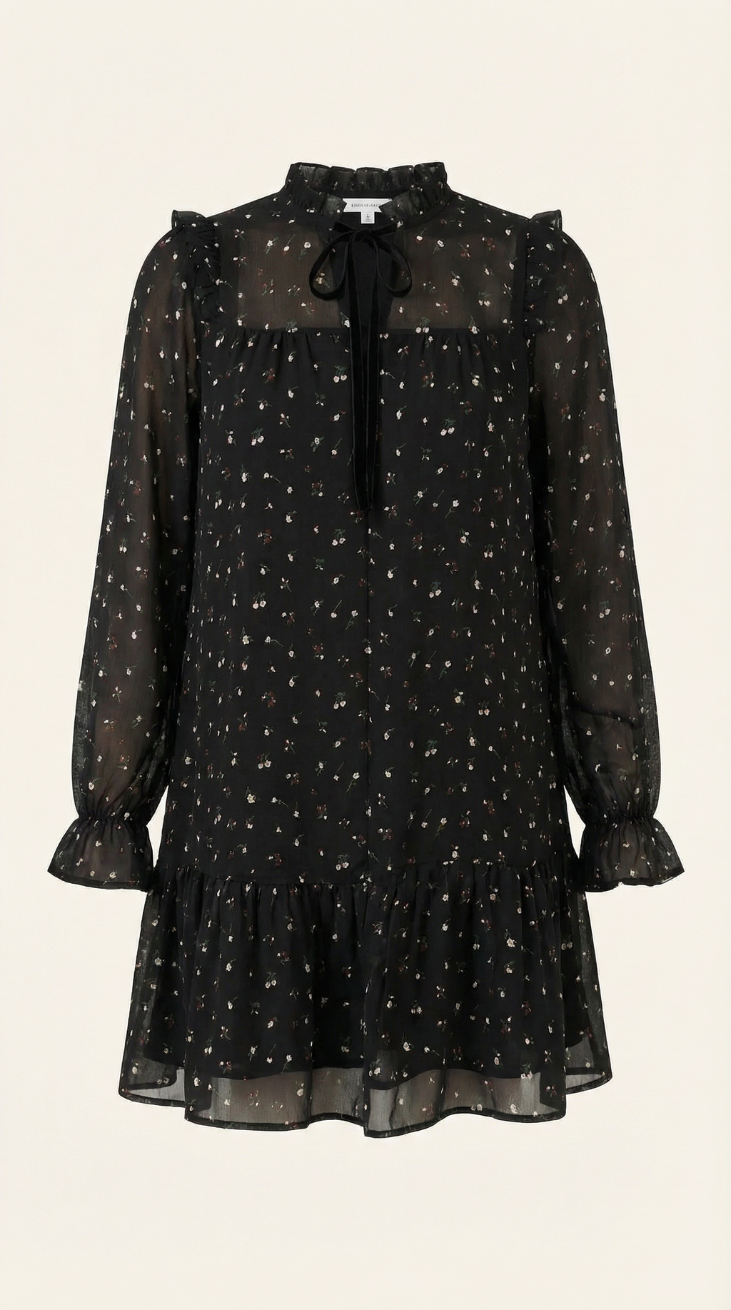 Katie Vestido Corto con Volantes