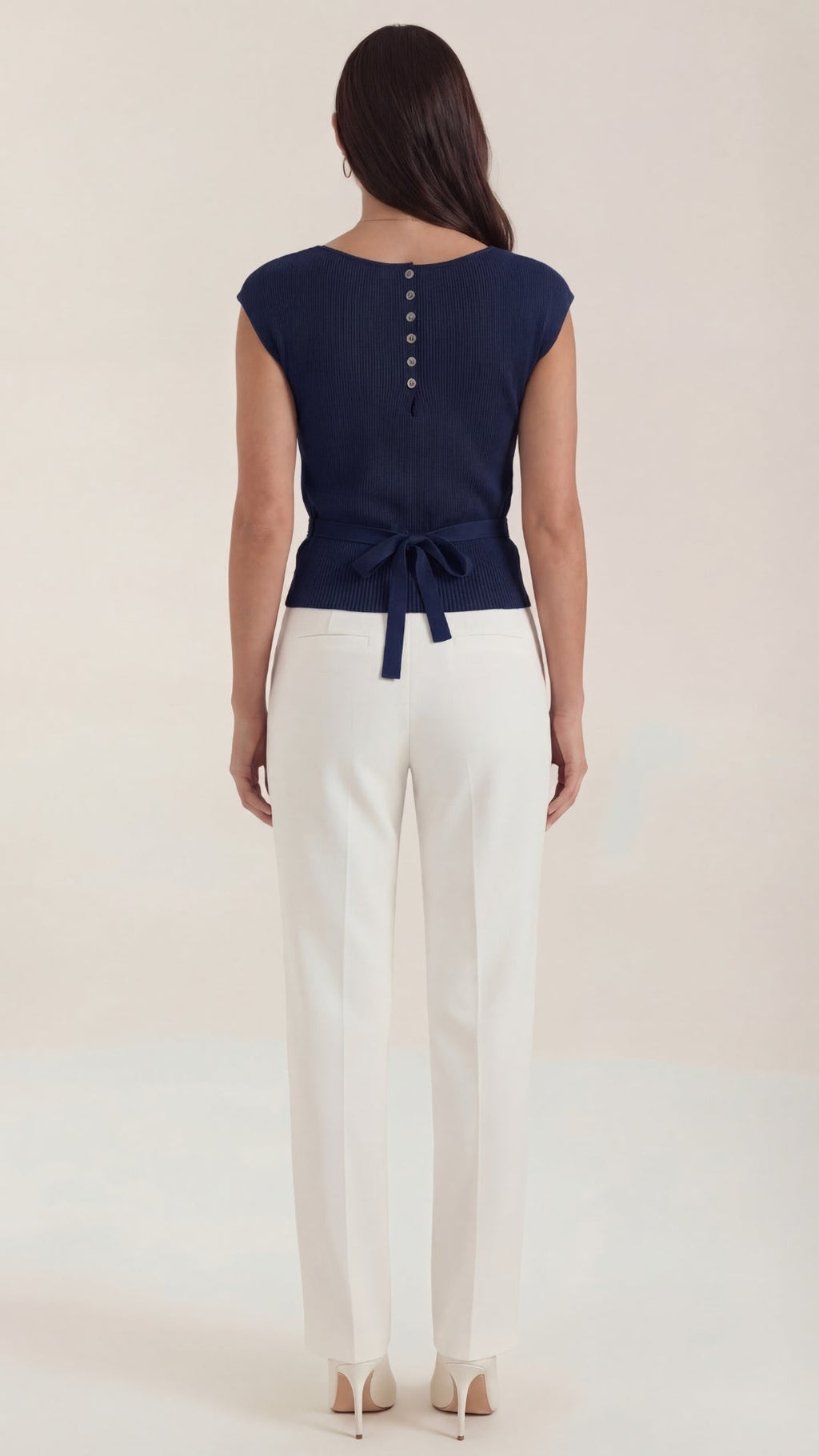 Blusa Kim con escote en V