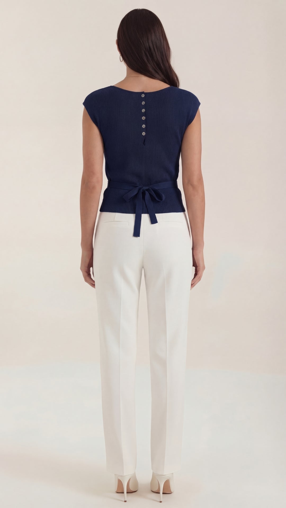 Blusa Kim con escote en V