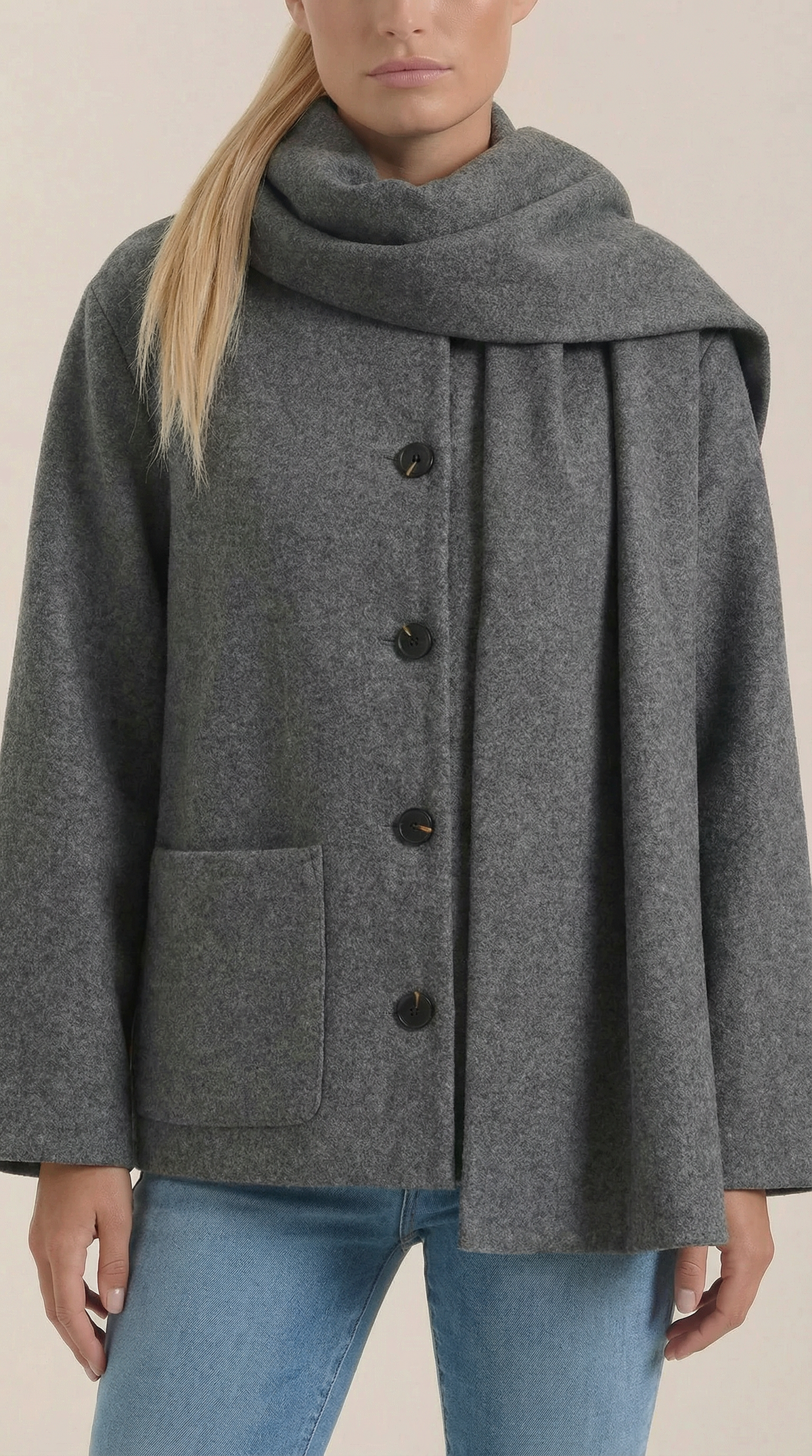 Kristina Gemütlicher Mantel-Cape