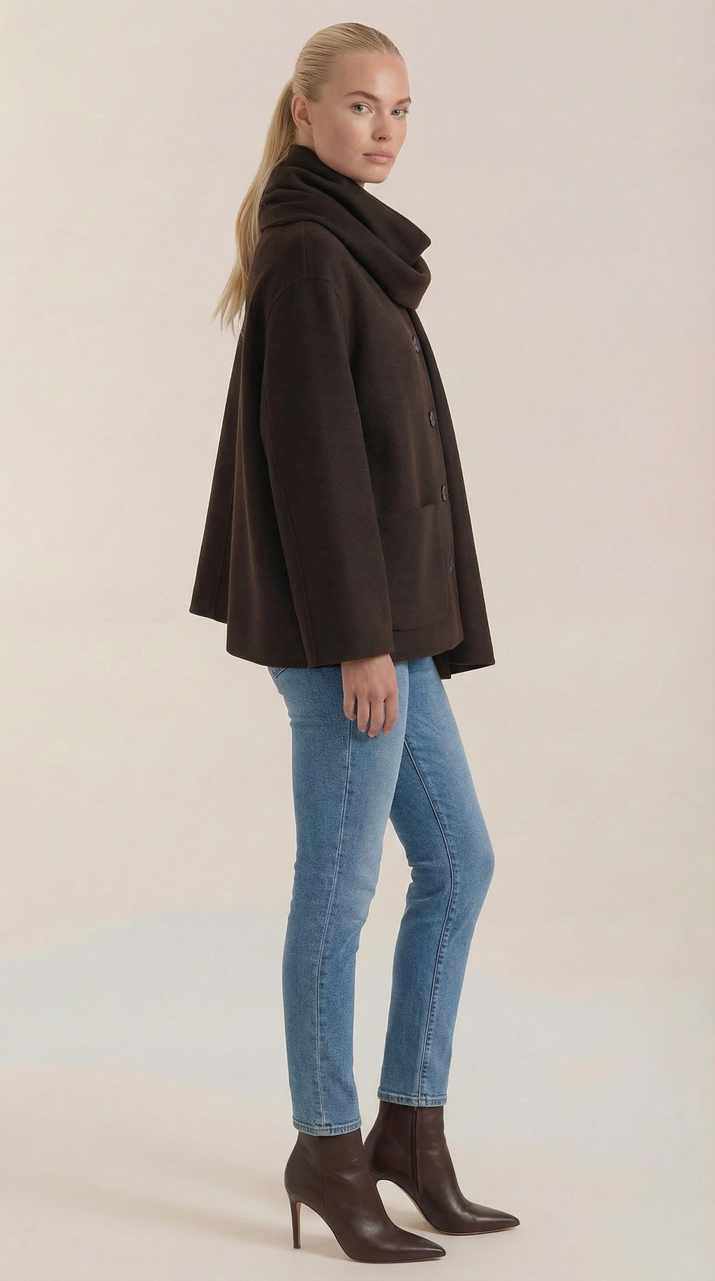Kristina Gemütlicher Mantel-Cape
