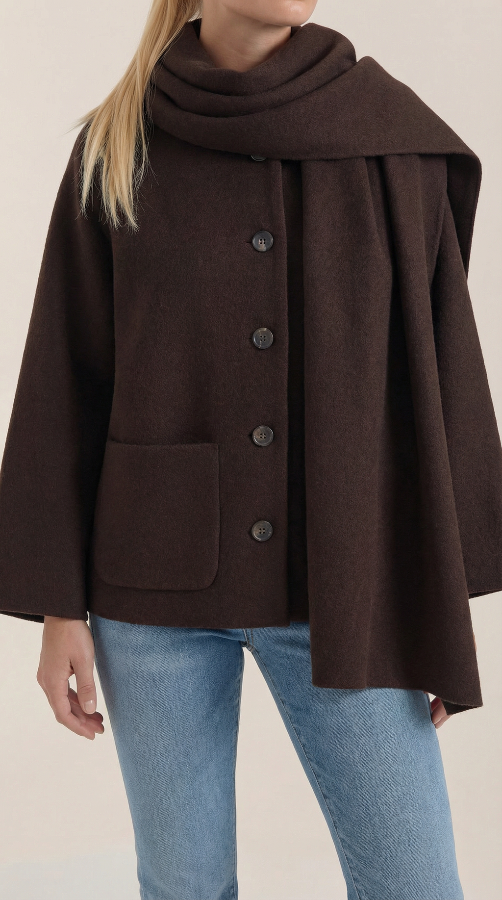 Kristina Gemütlicher Mantel-Cape