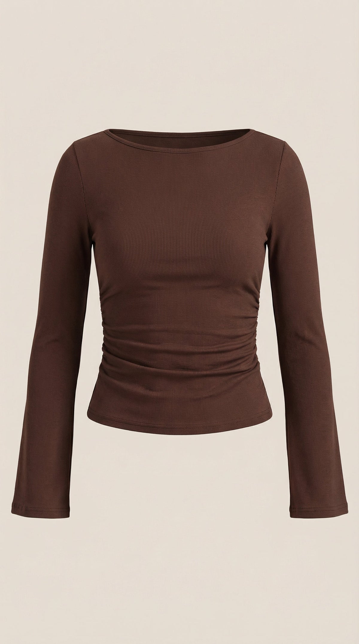 Larga Manga Blusa Leona
