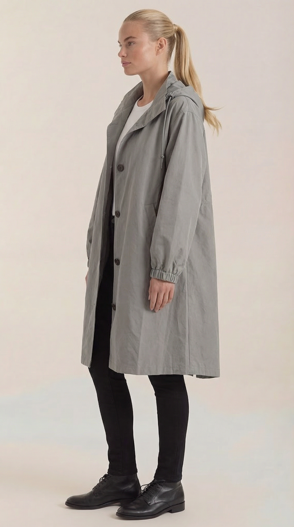 Chaqueta impermeable Margie con capucha