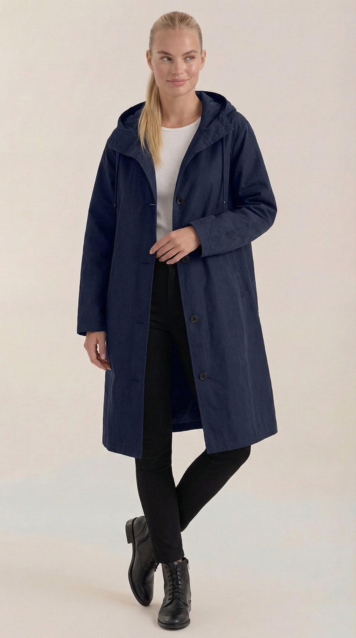 Chaqueta impermeable Margie con capucha