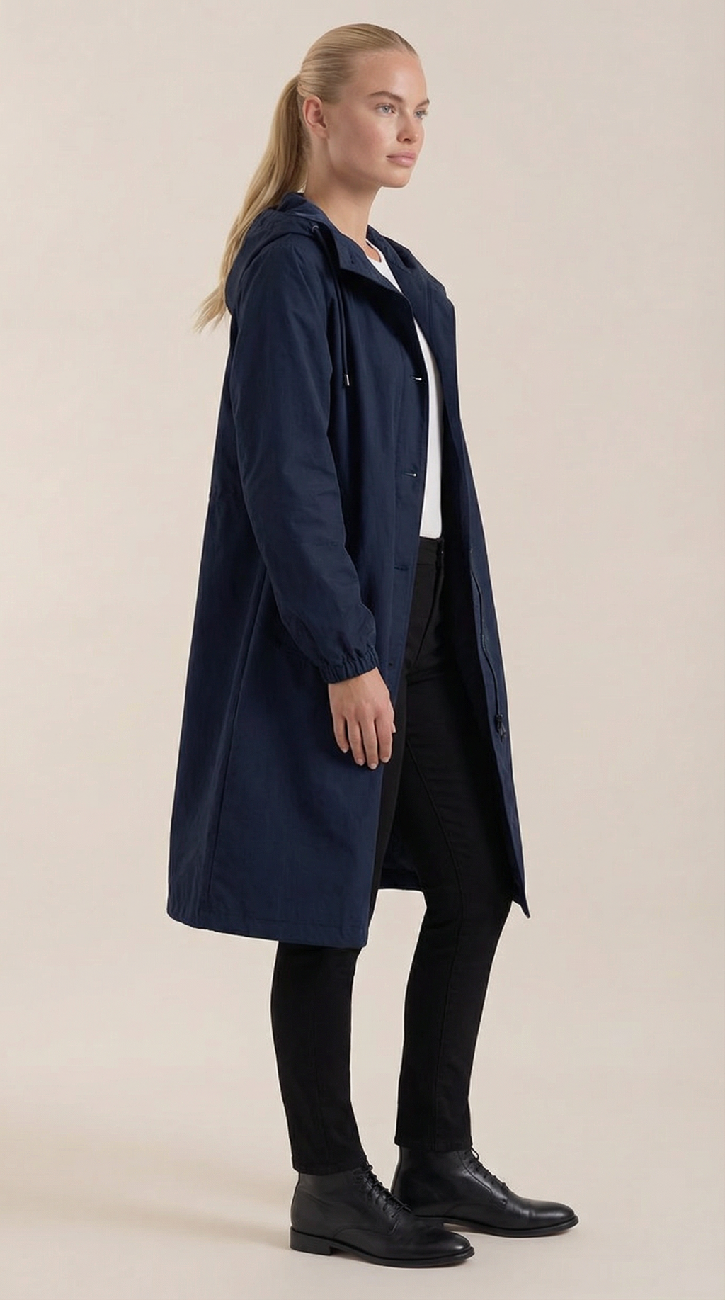 Chaqueta impermeable Margie con capucha