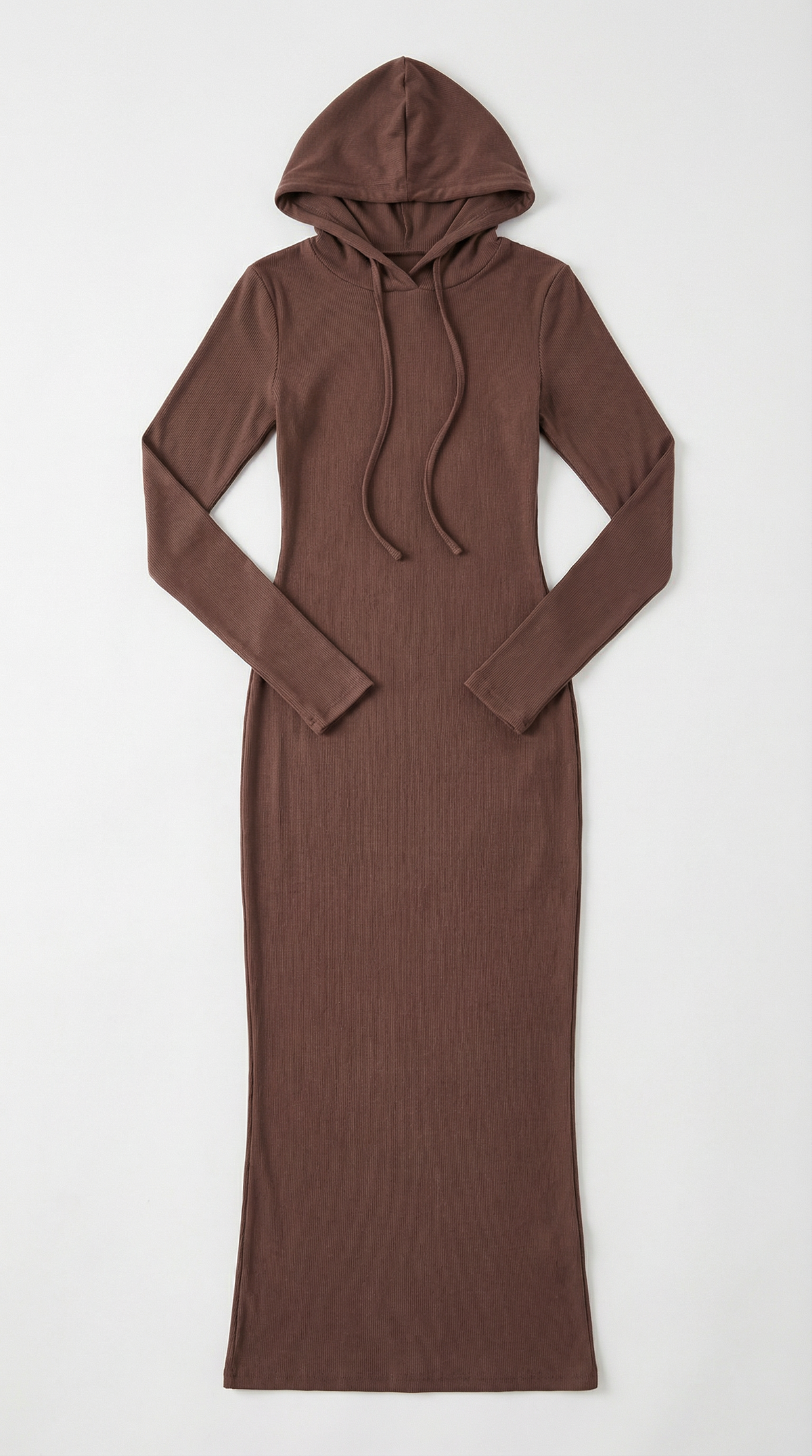 Vestido Maxi Bodycon Marilyn con Capucha Elegante