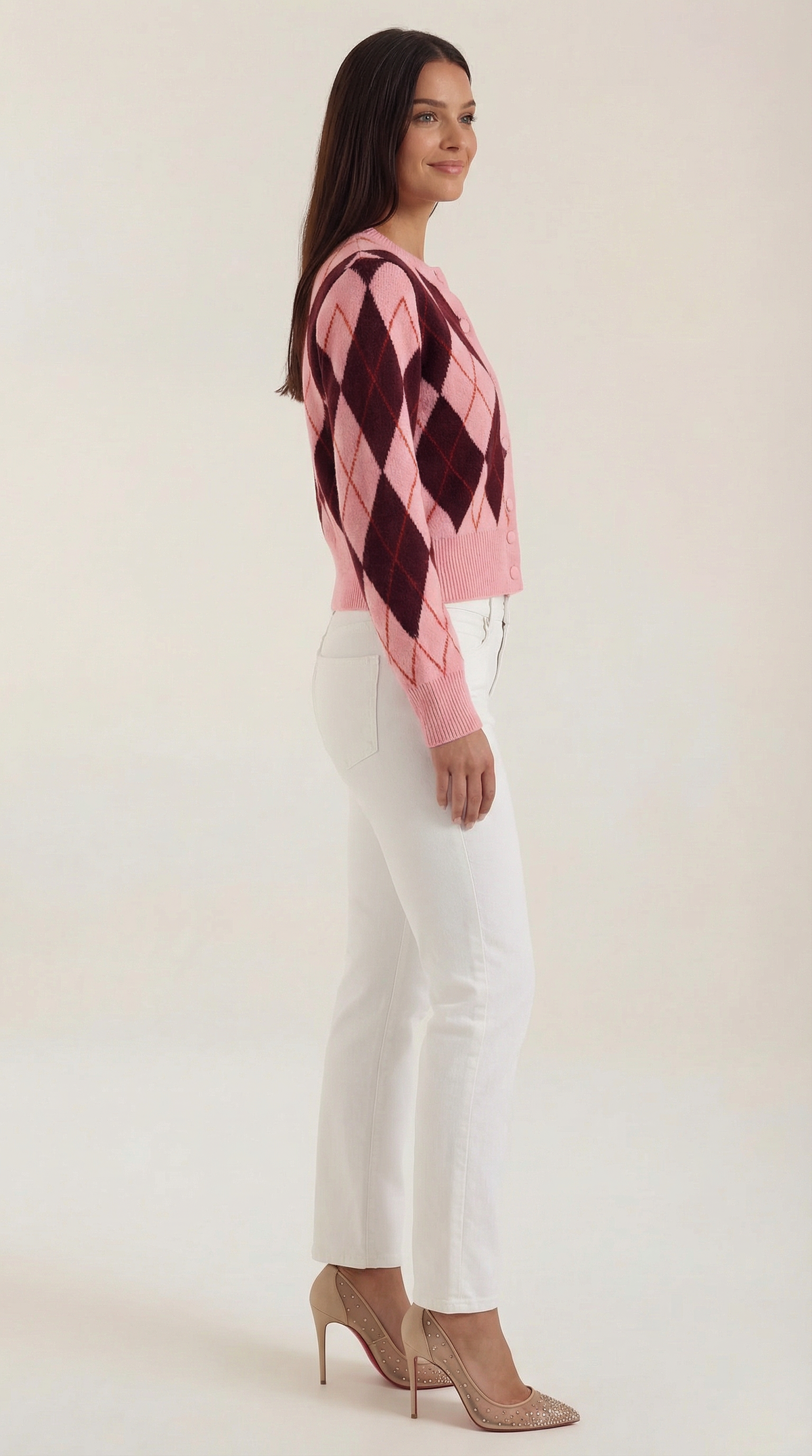 Melody Cardigan de Punto de Manga Larga
