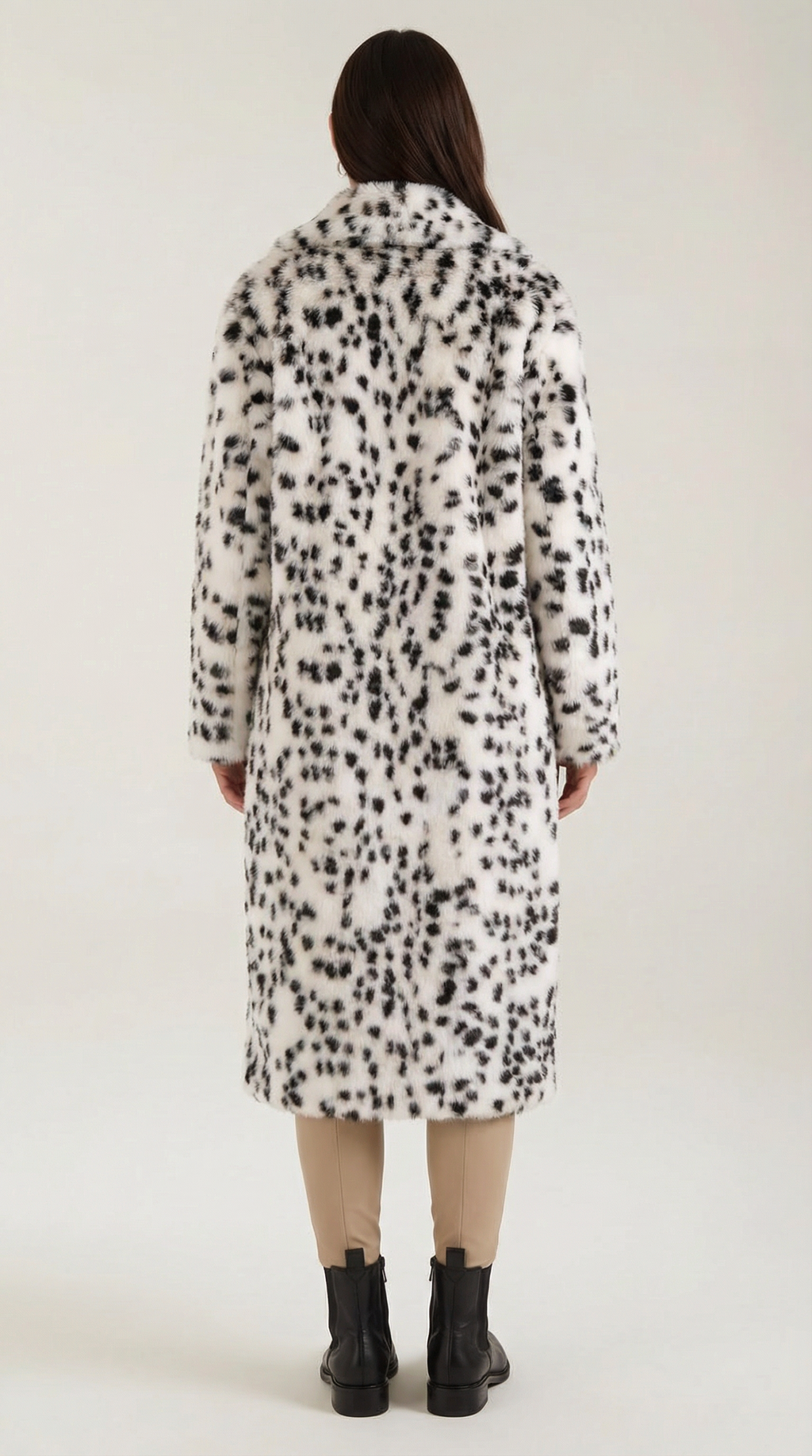 Morgana Lange Chaqueta de Cuero Sintético