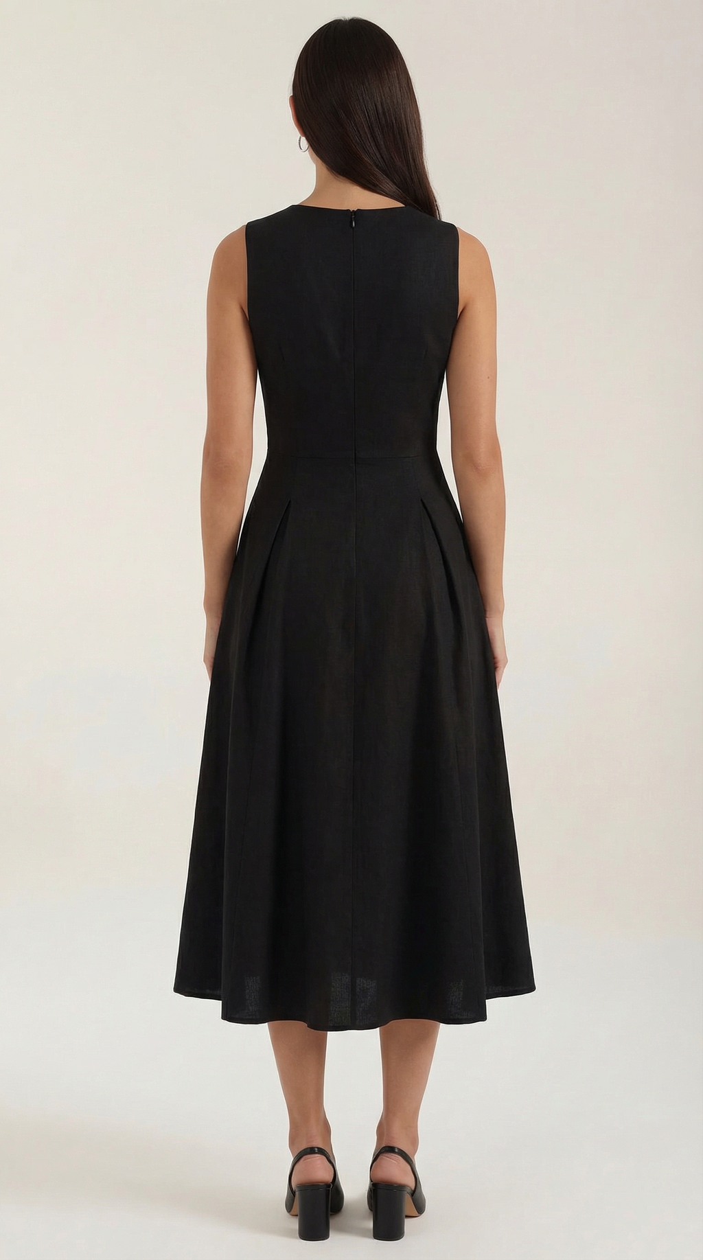 Vestido Midi Nancy con Detalles Cut-out