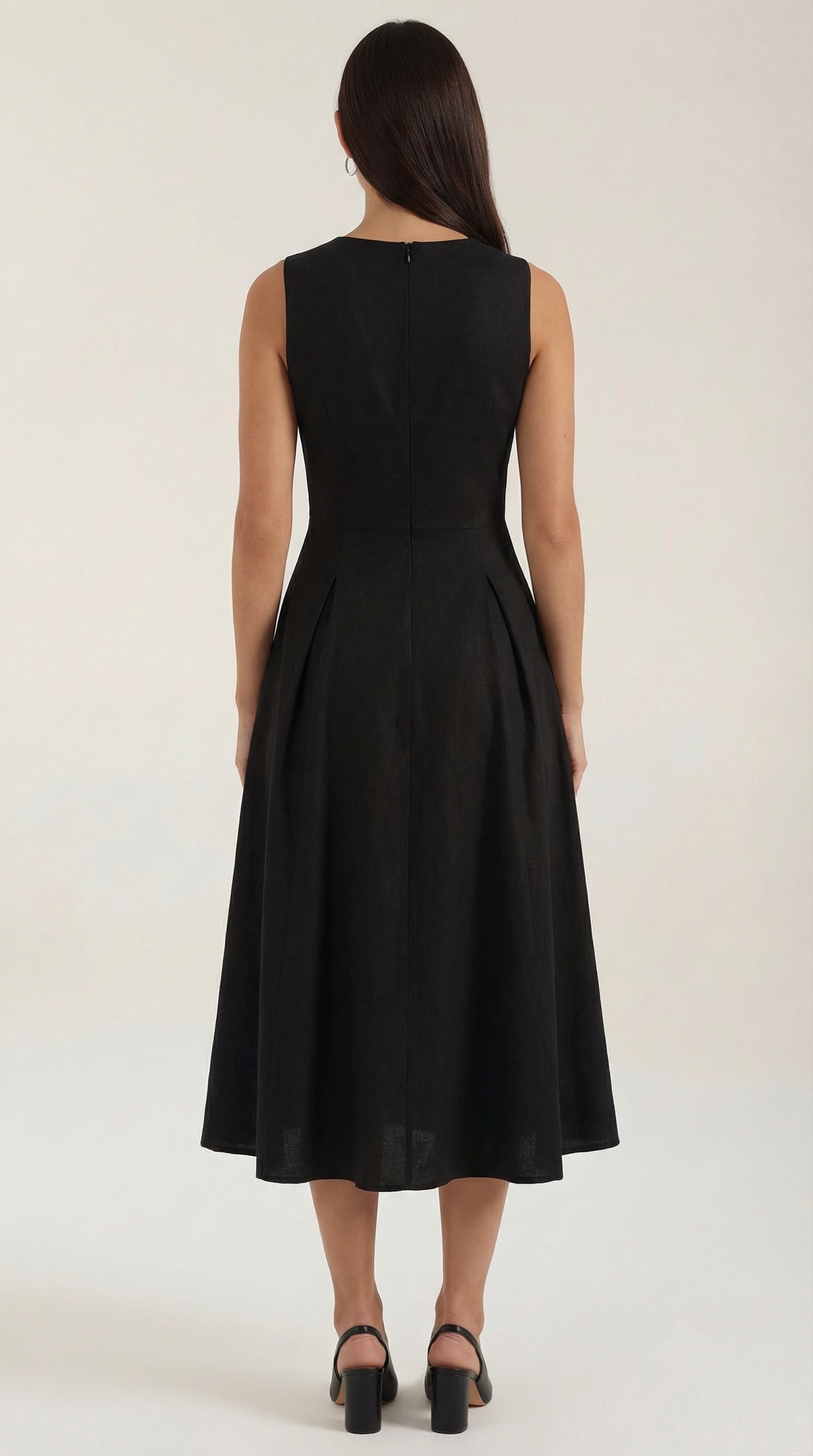 Vestido Midi Nancy con Detalle Cut-out