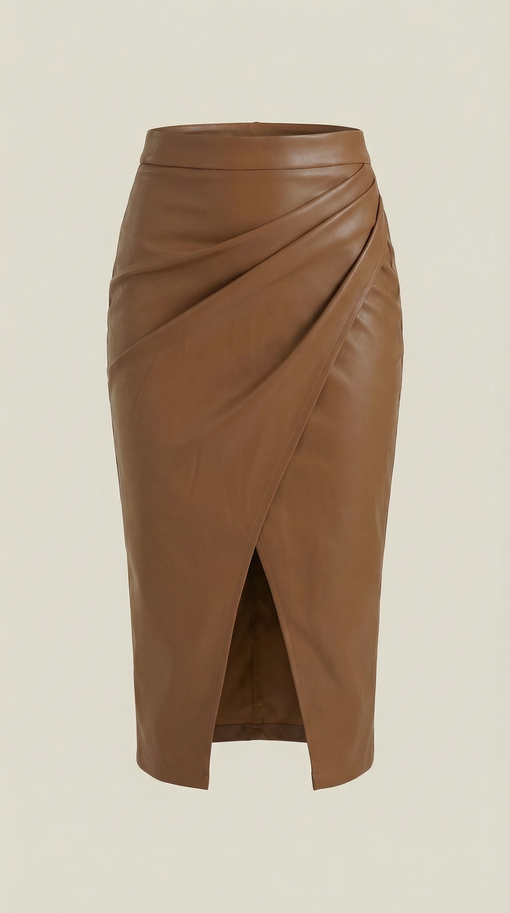 Falda midi drapeada Natalie