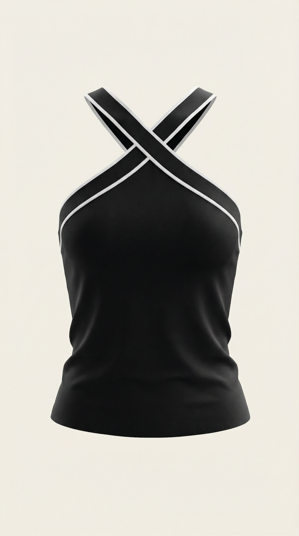 Top Halter Nia con Diseño entrelazado