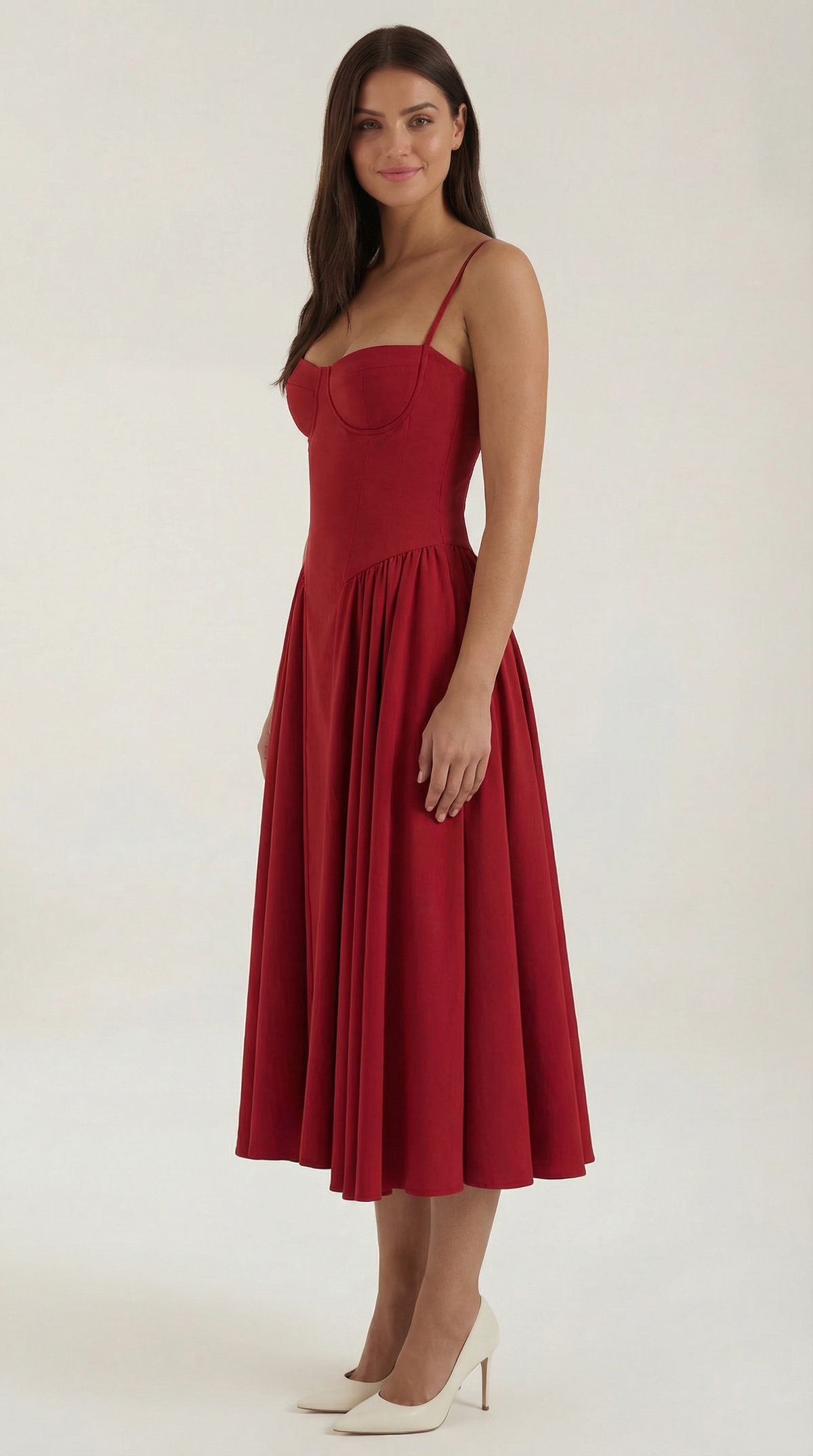 Odette | Vestido midi Corsé