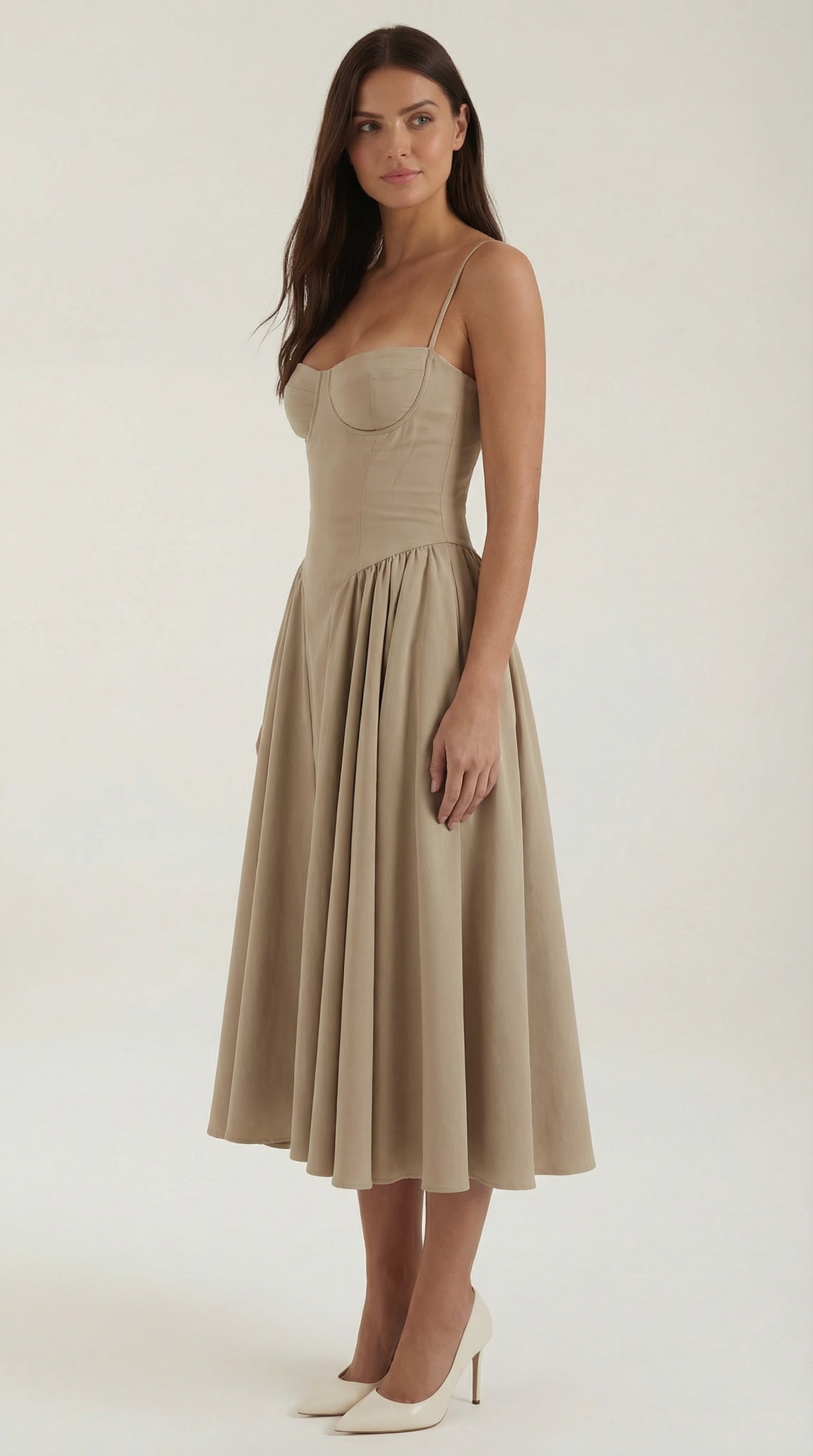 Odette | Vestido midi Corsé