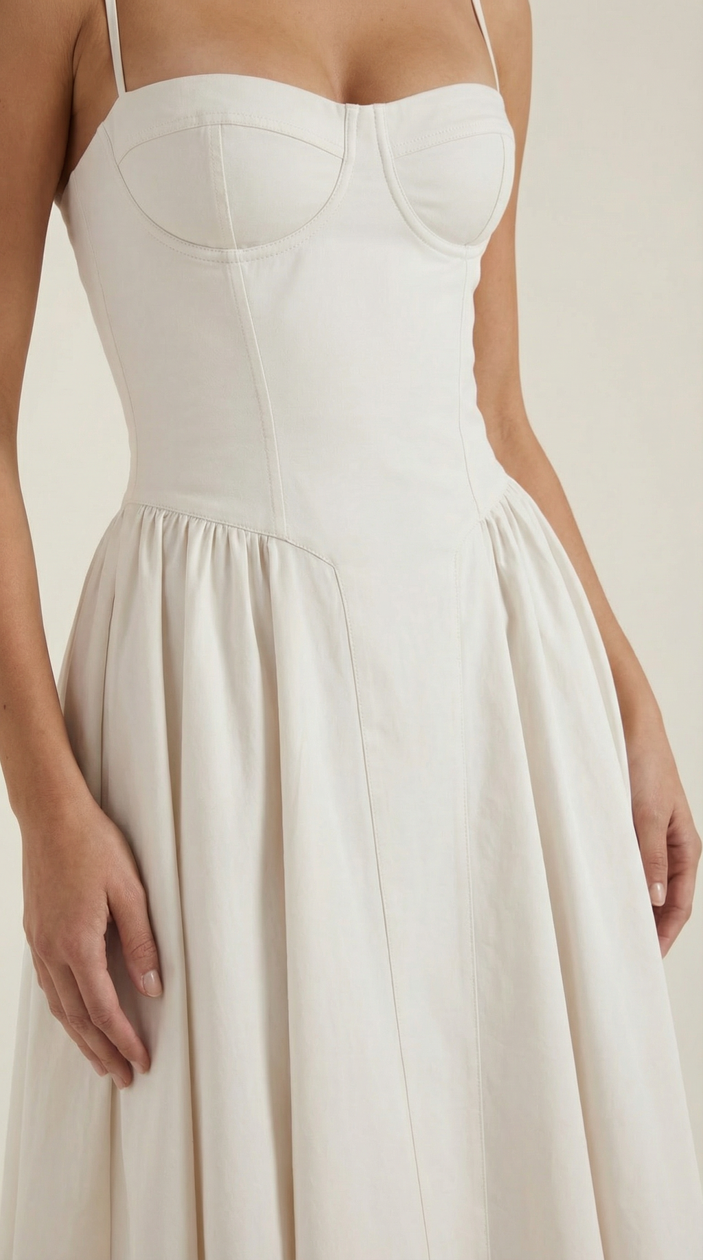 Odette | Vestido midi Corsé