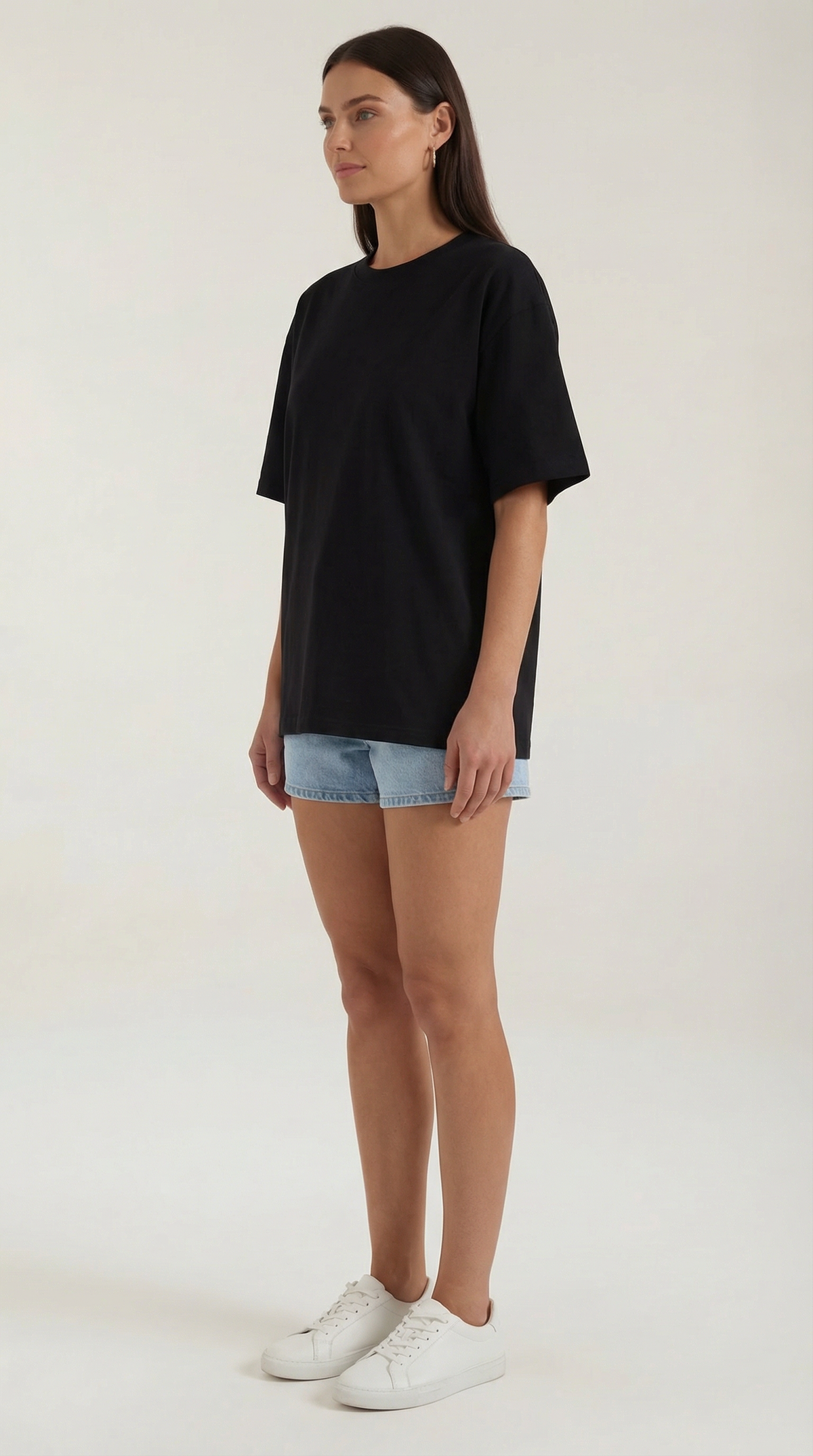 Oriana Camiseta Básica Oversize