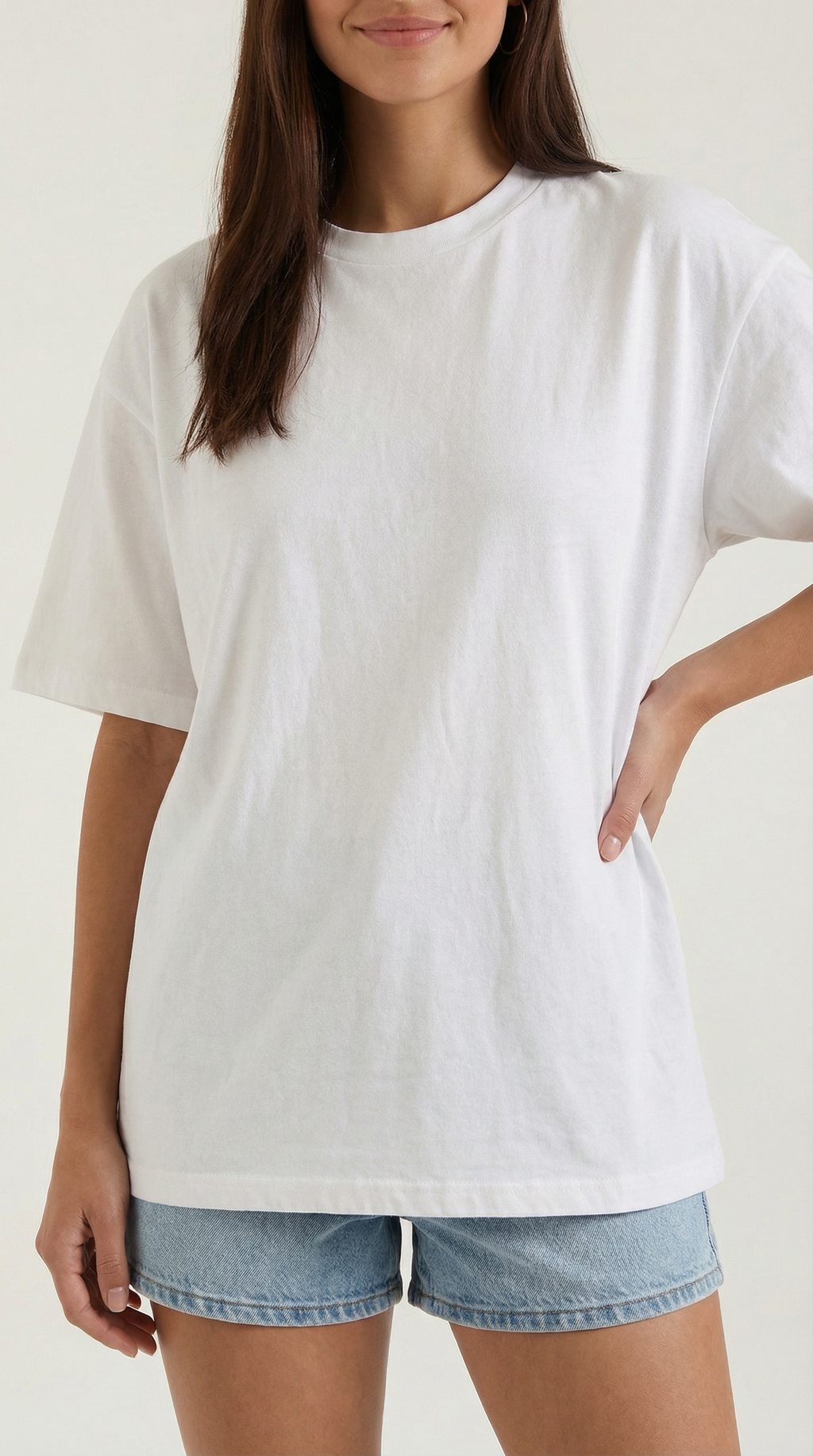 Oriana Camiseta Básica Oversize
