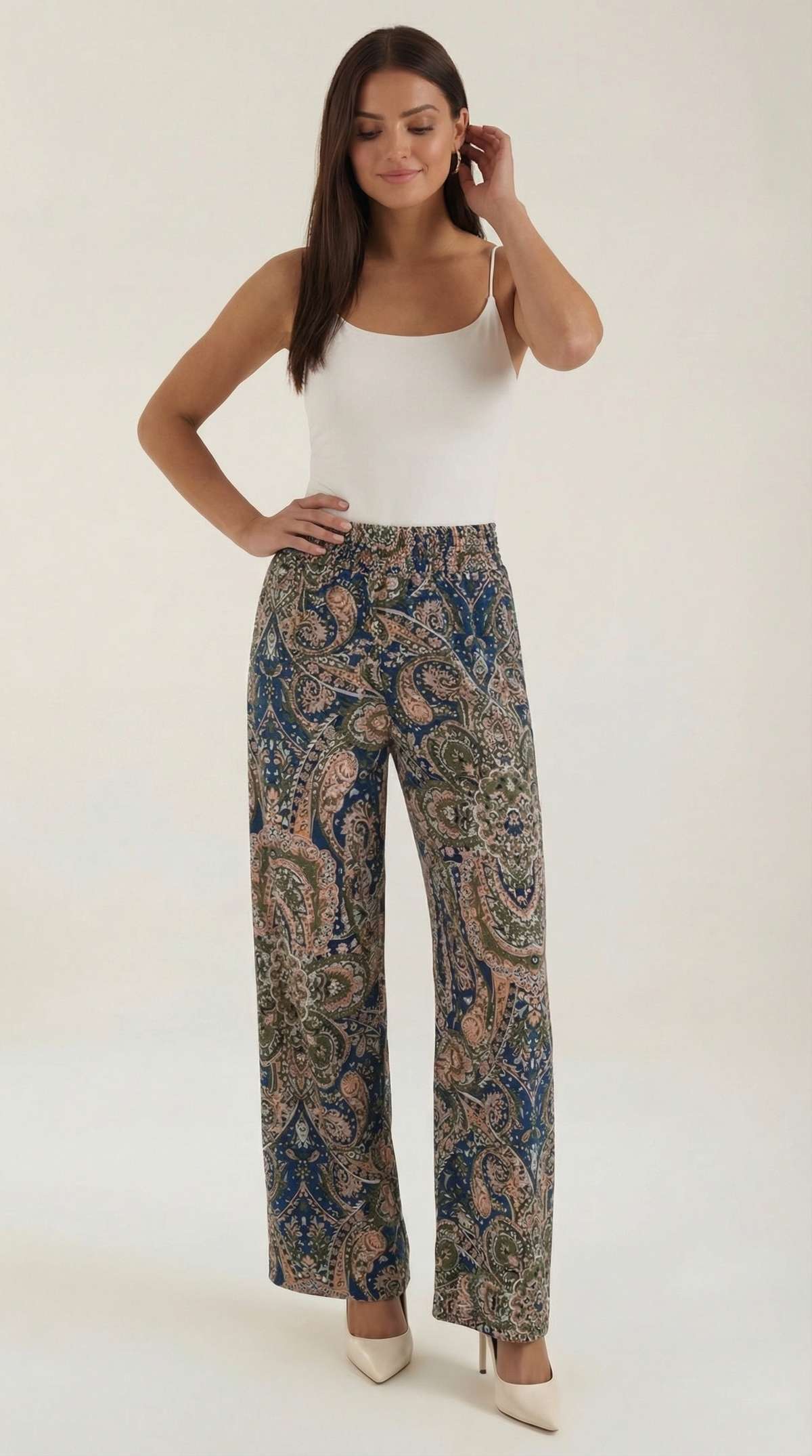 Pam Paisley Trousers