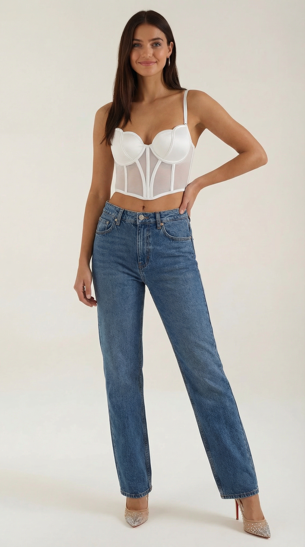 Penélope Short Corset Top
