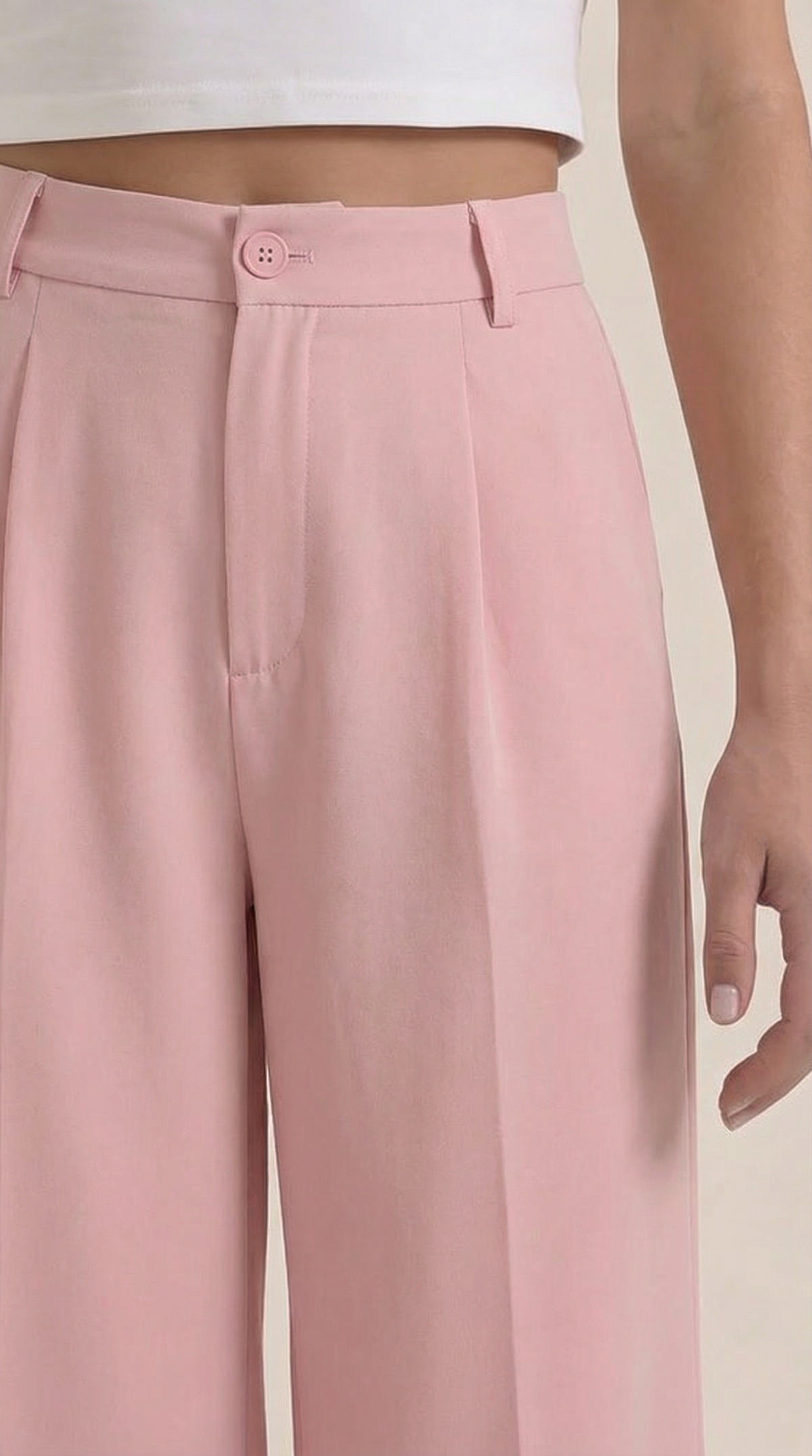 Pantalones de oficina Rebecca de pierna ancha