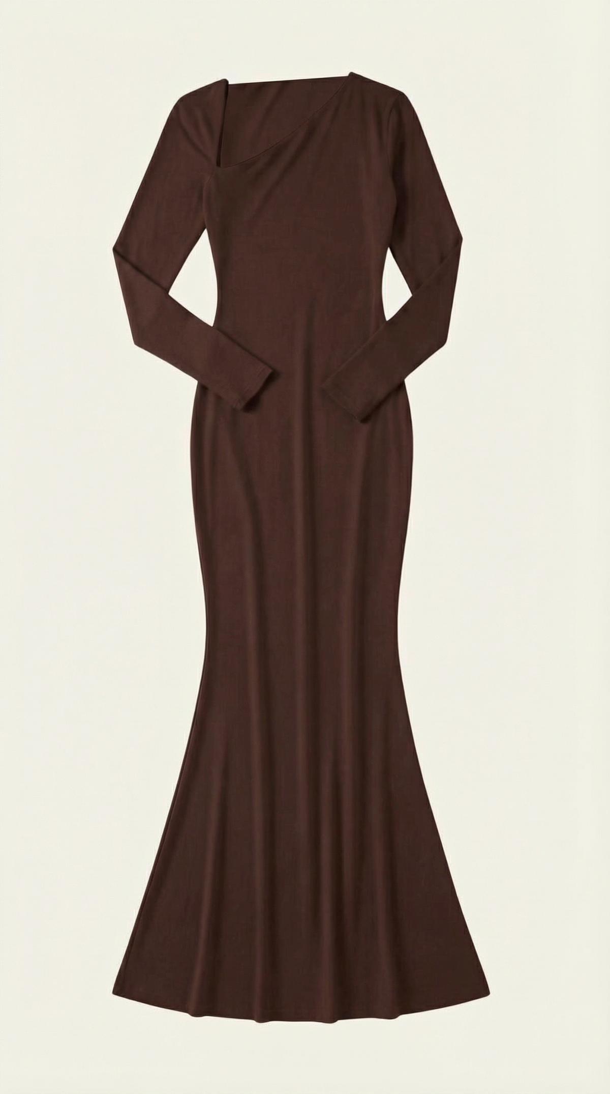 Roberta Langarm-Bodycon-Maxivestido